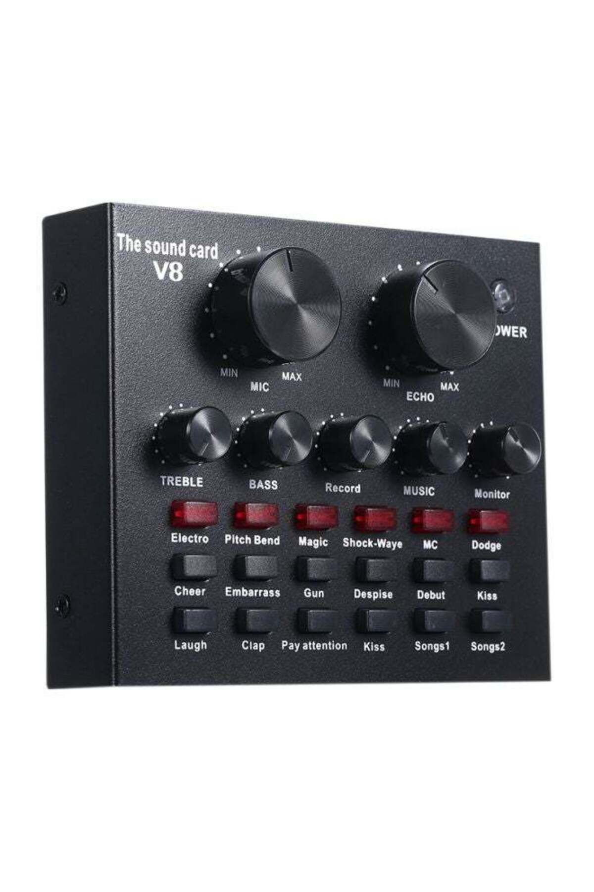 COOYA-V8 Multifunctional Live Sound Card: Bluetooth & Multi-Device Compatibility 1