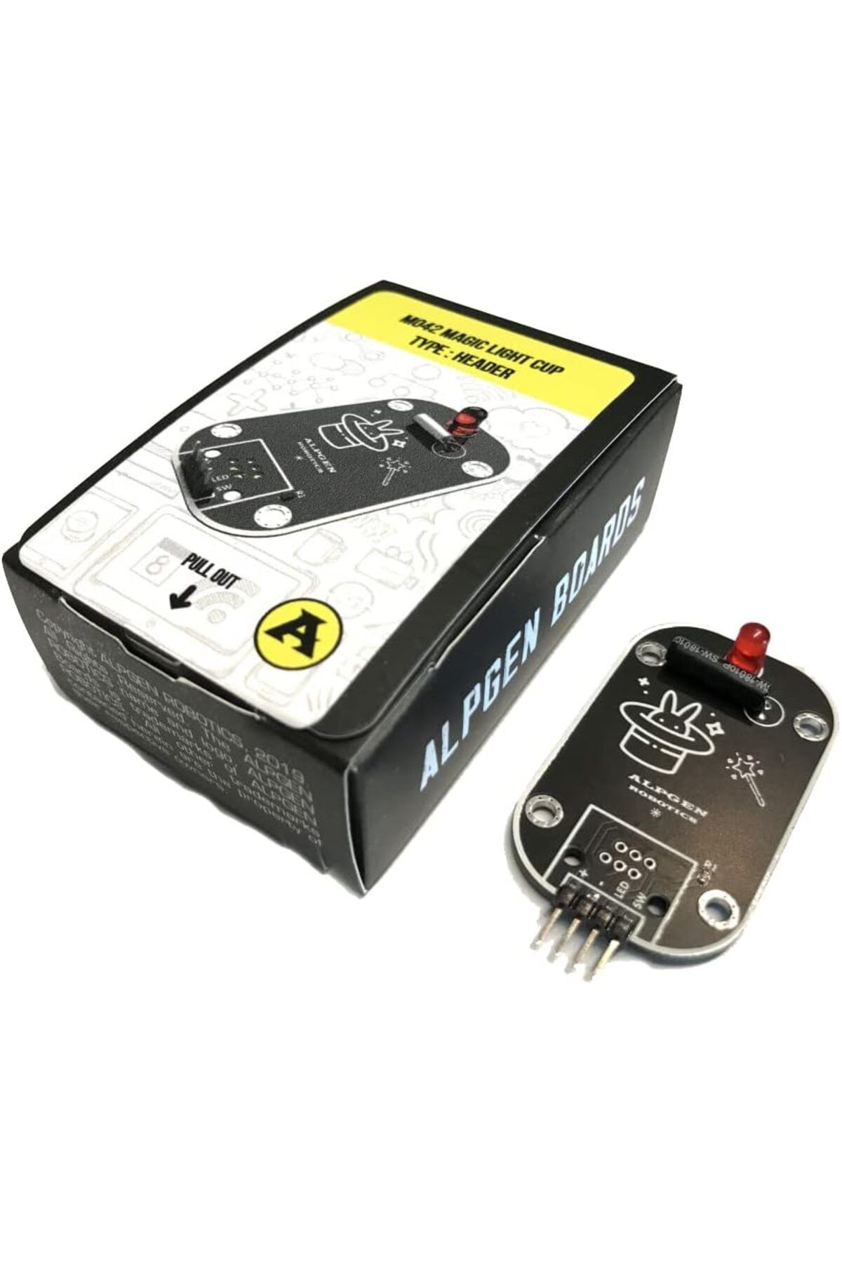 Mena Rise BlackShop ROBOTICS Magic Light Cup Titreşim Sensör Modülü Boards M042 Arduino Raspberry Uyumlu