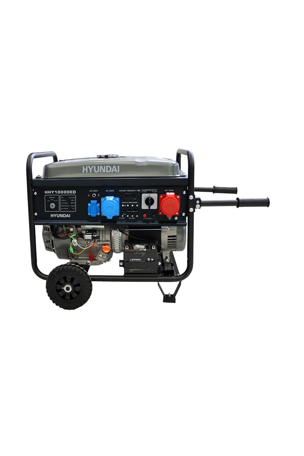 ☆TDE 風水 、パーフェクトハーモニー、エネルギー Hyundai HHY10000ED 8000W Benzinli Jeneratör 220V / 380V Çift
