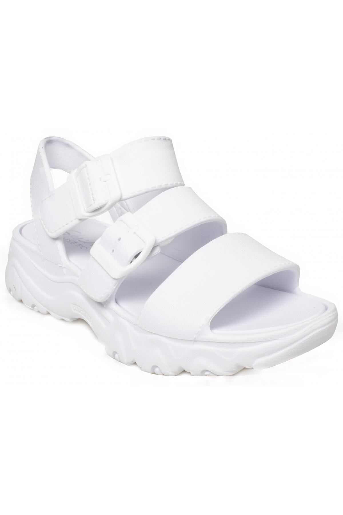 SKECHERS 111061 D'lites 2.0- Style Incon Beyaz Kadın Sandalet