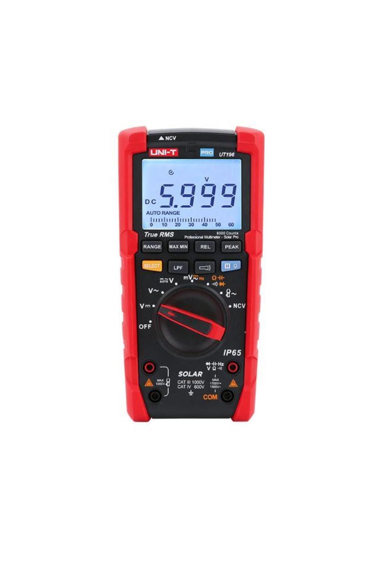 Unit Unı-t Ut 196 Pro 1700v Dc 1500v Ac True Rms Dijital Multimetre Solar Pro