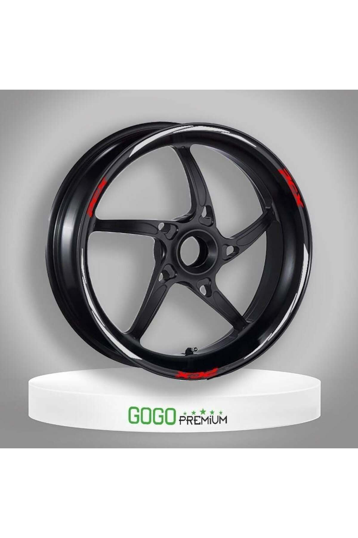 GOGOPREMİUM REFLEKTÖR BEYAZ III HONDA PCX UYUMLU 1 SET JANT ŞERİDİ