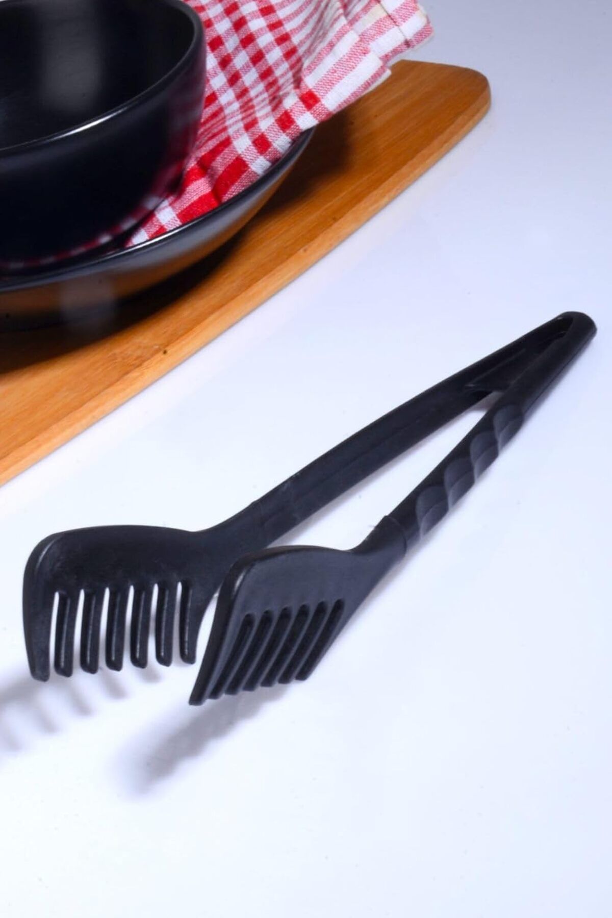 Mena Rise TuonShop Diyarı Pratik Yanmaz Yapışmaz Yüksek Isıya Dayanıklı Sert Plastik Makarna ve Salata