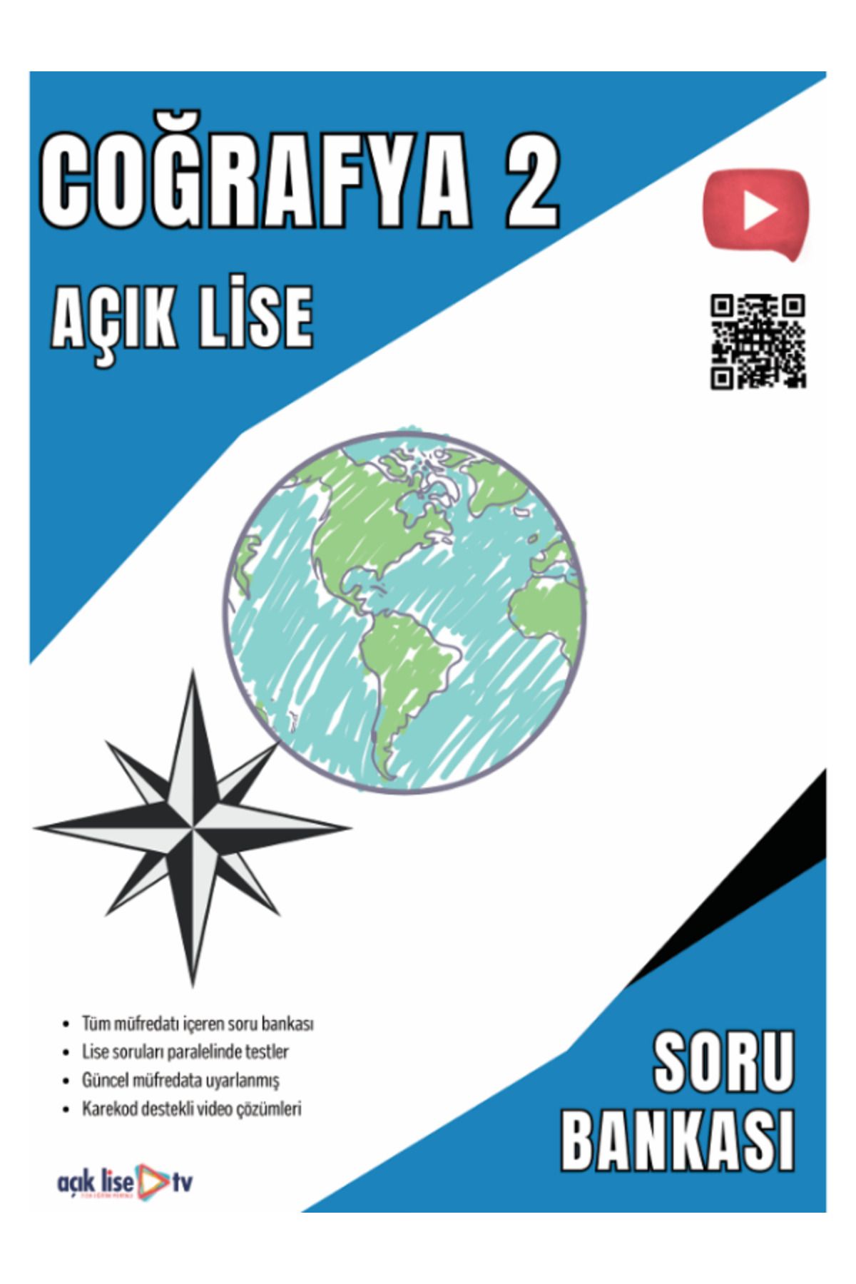 Açık Lise TV Açık Lise COĞRAFYA 2 - SORU BANKASI - Güncel Müfredat