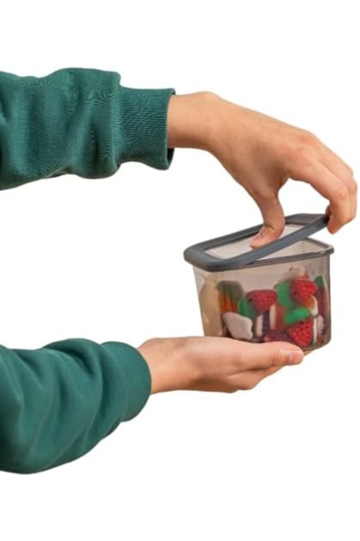 AC BOX-12 pcs 1300mlSquare Food Storage Container with Leak-Proof Vacuum Lid1300ml Square Food Storage Container 3