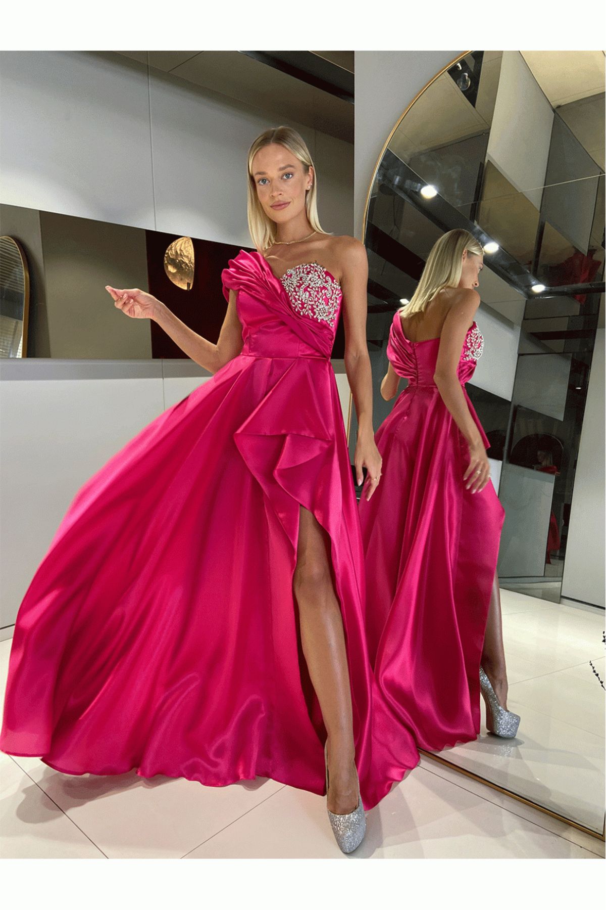 Organza Butik CRYSTAL DRESS Abiye Elbise