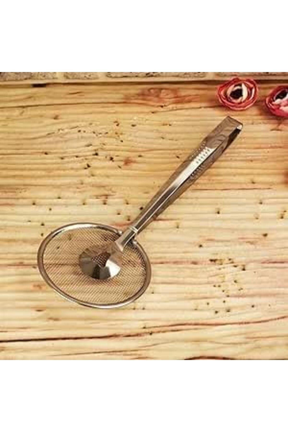 Mena Rise BlackShop Çok Amaçlı Süzgeçli Paslanmaz Metal Haşlama Ve Kızartma Maşası 1064272