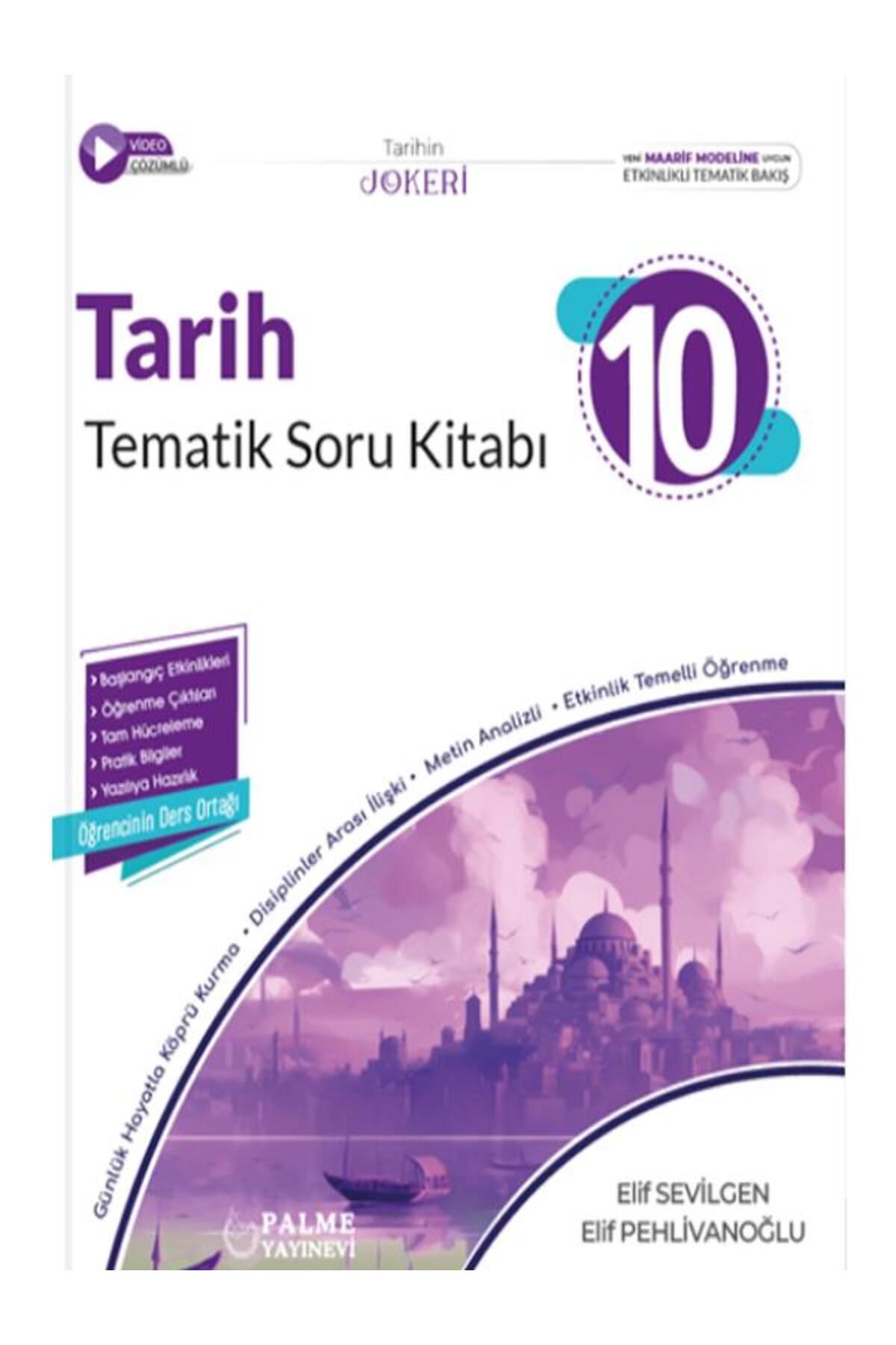 Palme Yayınevi PALME 10.SINIF JOKER TARİH SORU KİTABI TEMATİK *YENİ*