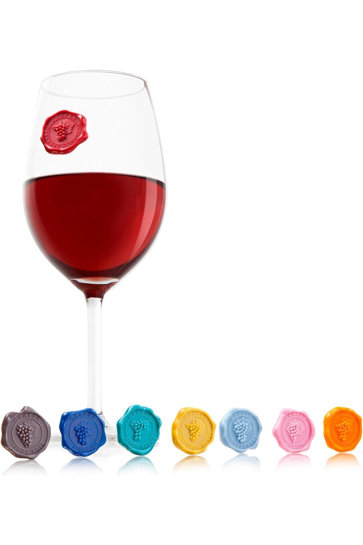 Mena Rise TuonShop vin Klasik mühür cam markör, cam, renkli, 1 adet (1'li paket), 8 1122991