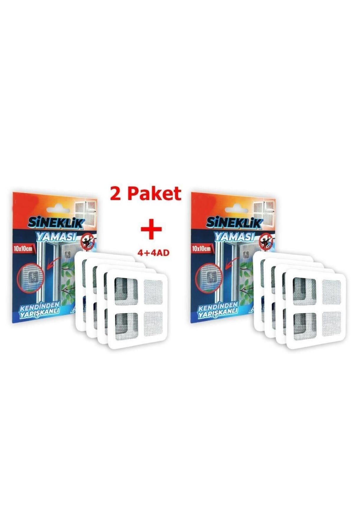 teknotrust Sineklik Yaması Sineklik Tamir Bantı Kendinden Yapışkanlı 10x10cm 4ad X2 Paket