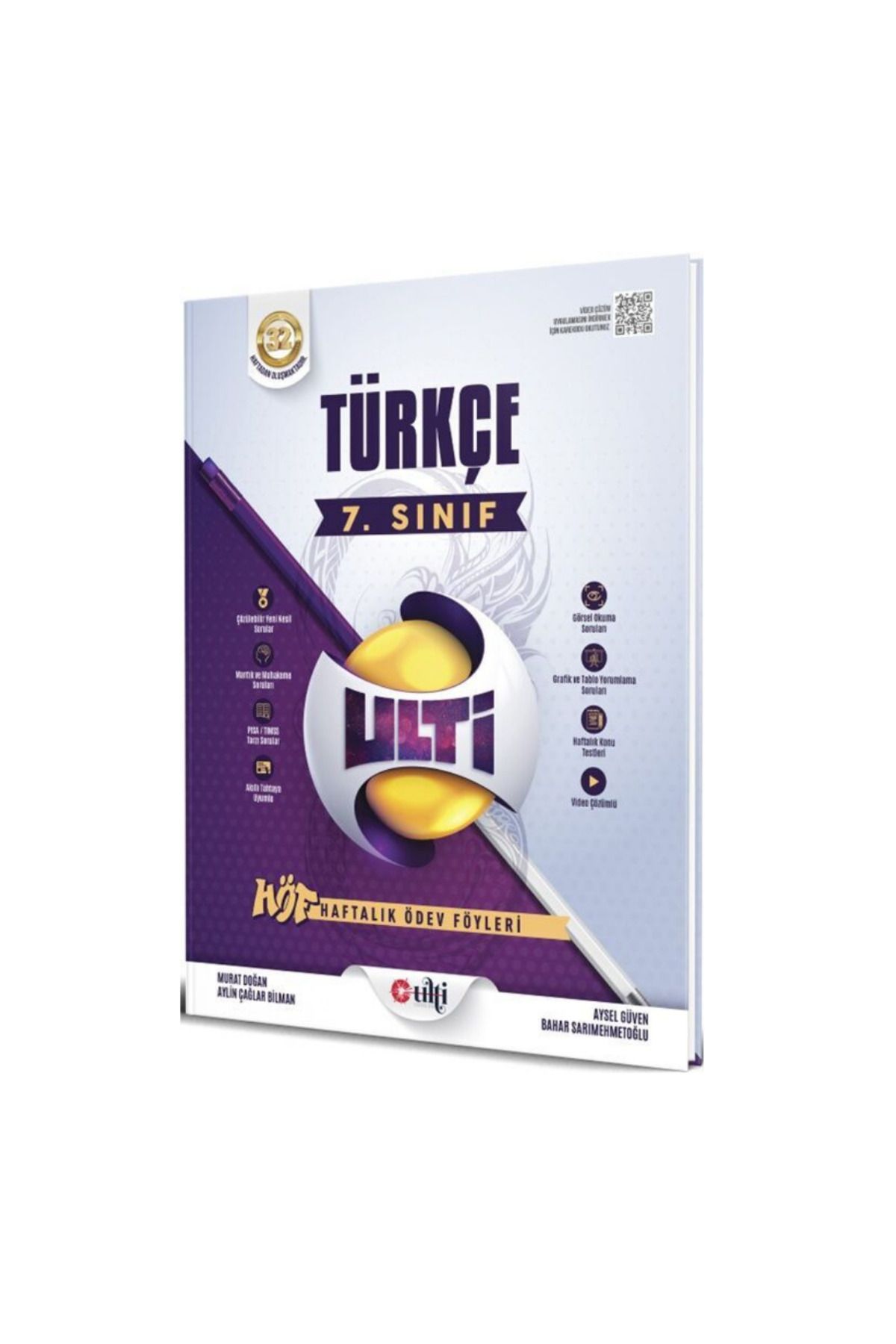 Bes Yayınları Ulti Yayınları 7. Sınıf Türkçe Haftalık Ödev Föyleri