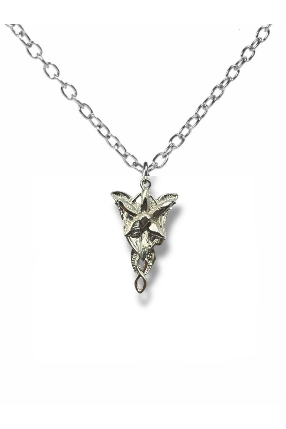 Herşey Nota Yüzüklerin Efendisi Elf Arwen Evenstar (Akşam Yıldızı) Unisex Kolye – Efsanevi Zarafet