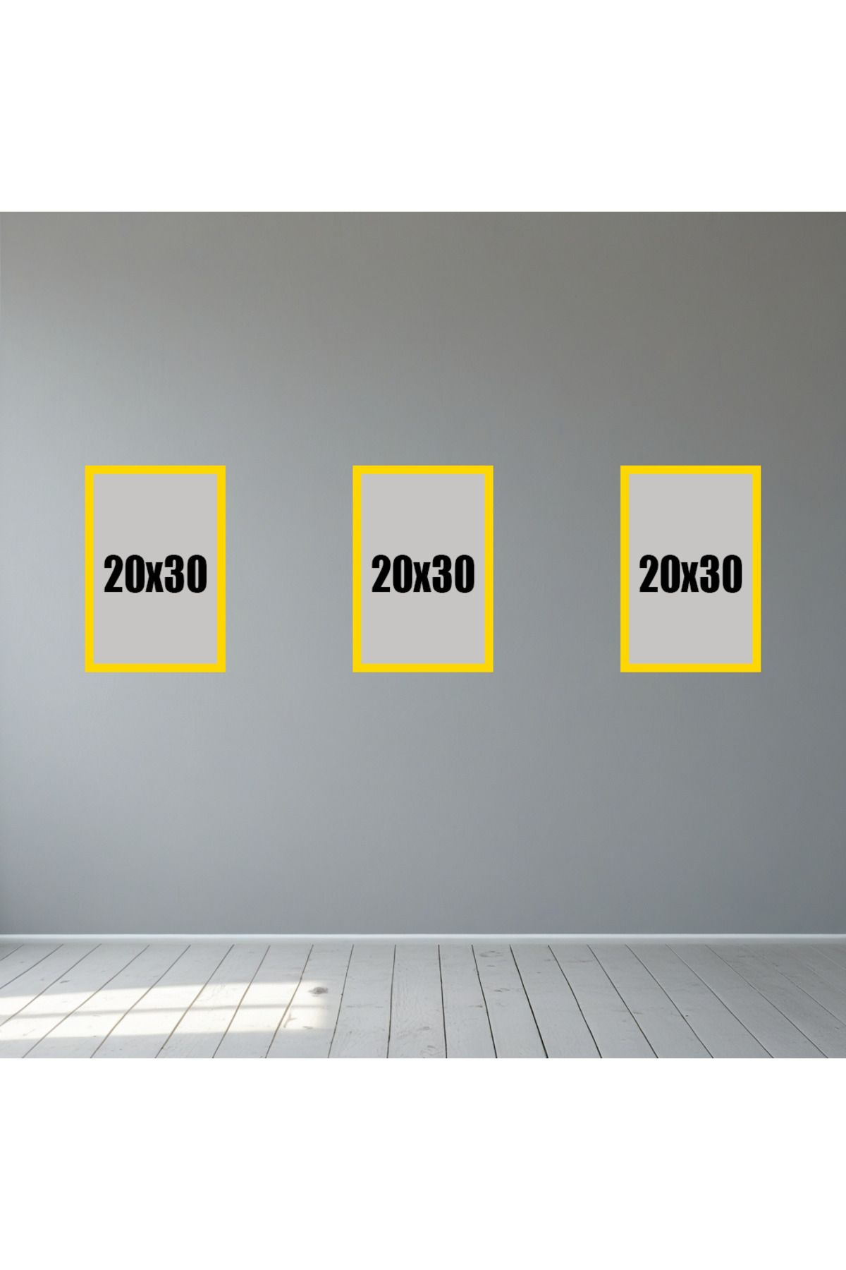 Tooall 20x30 Altın Renk Boş Çerçeve Seti – 1’li, 2’li, 3’lü, 6’lı, 9’lu Gold Duvar Dekor Çerçevesi