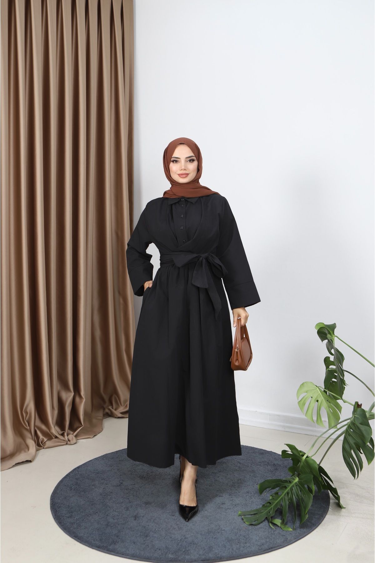 NİSUM MODA BAĞLAMALI YAZLIK ELBİSE