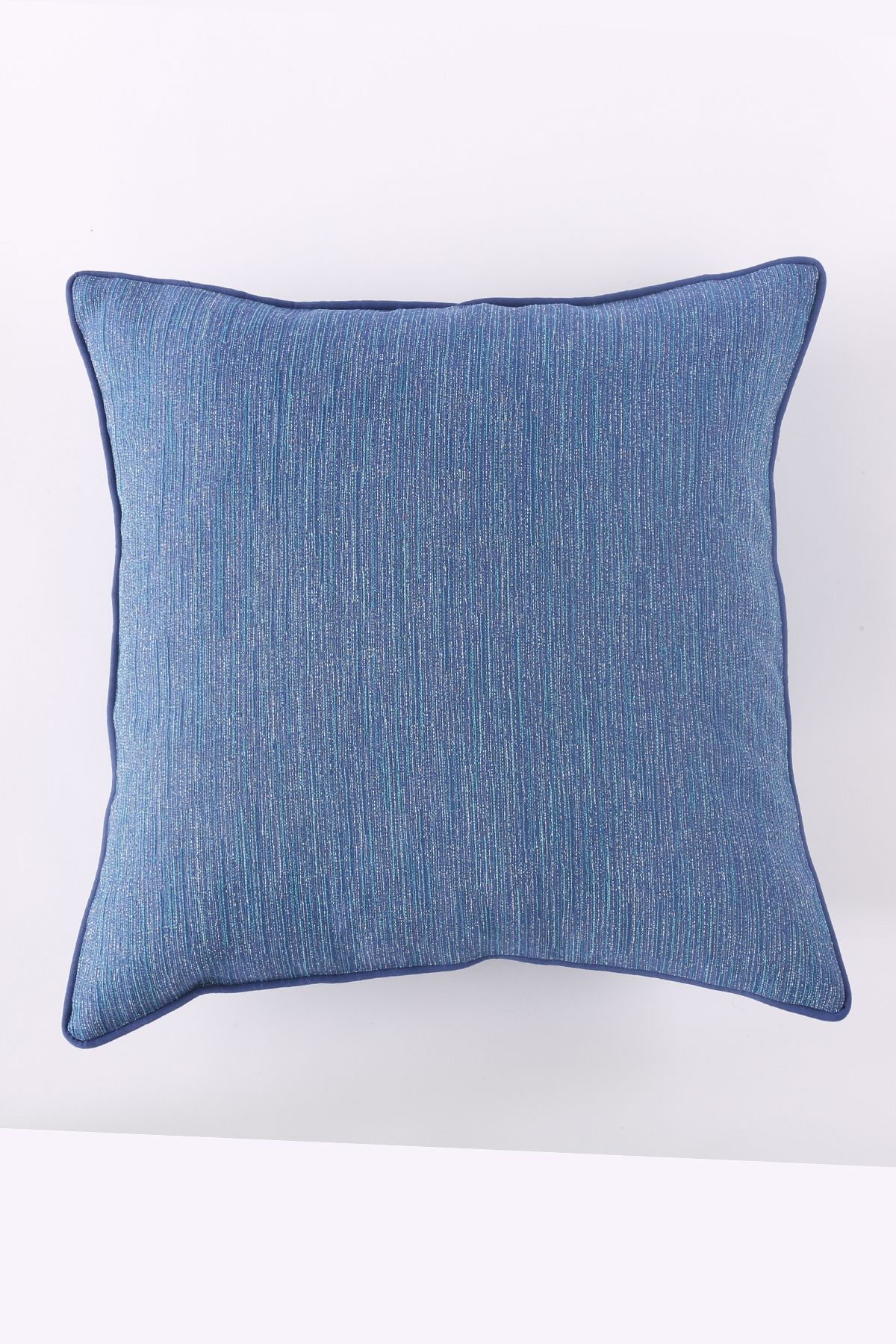 PS FABRIC Mavi Outdoor Kırlent Kılıfı – 45x45 cm Su İtici, Solmaz Kumaş