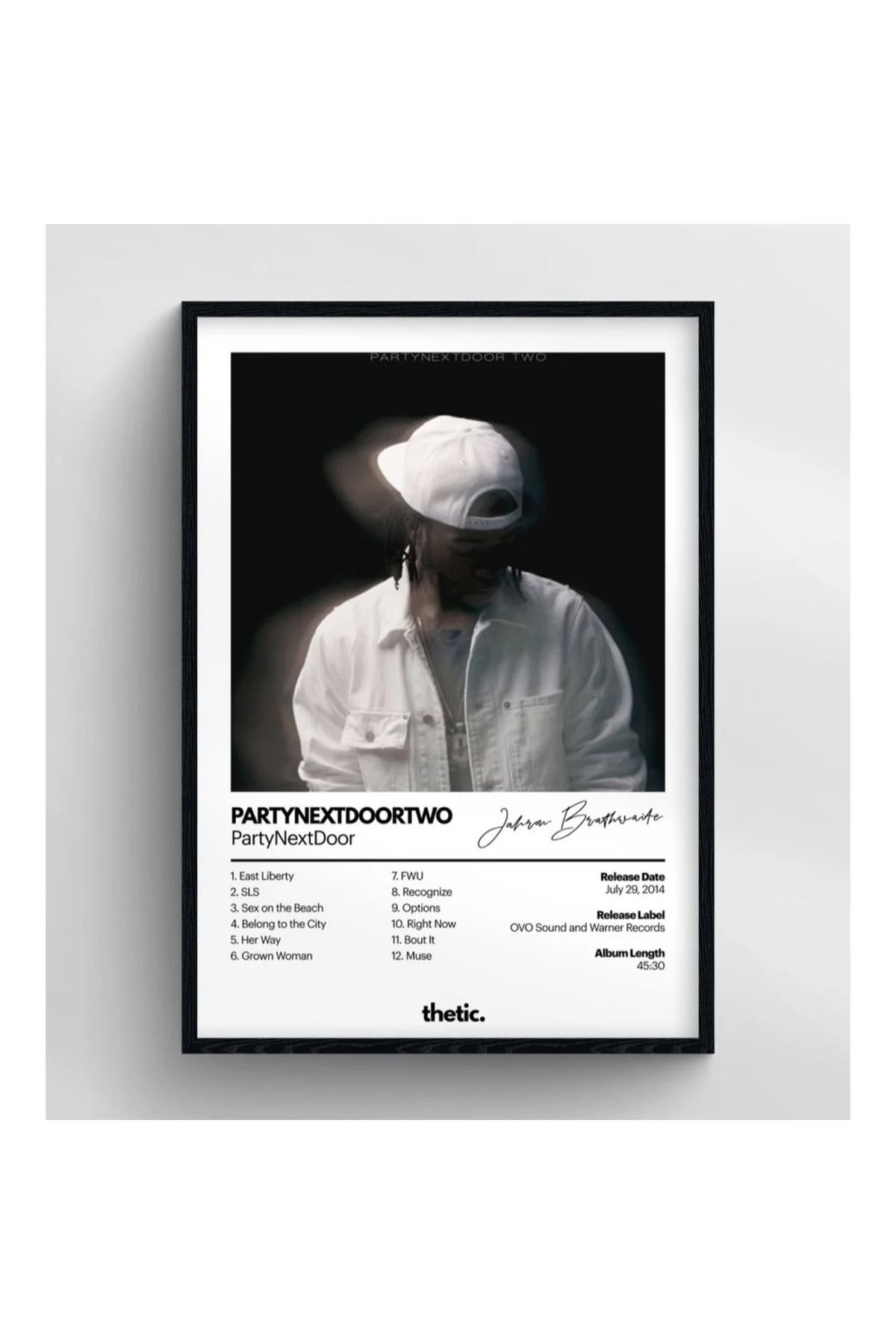 Thetic PartyNextDoor - PARTYNEXTDOORTWO Albüm Koleksiyonu