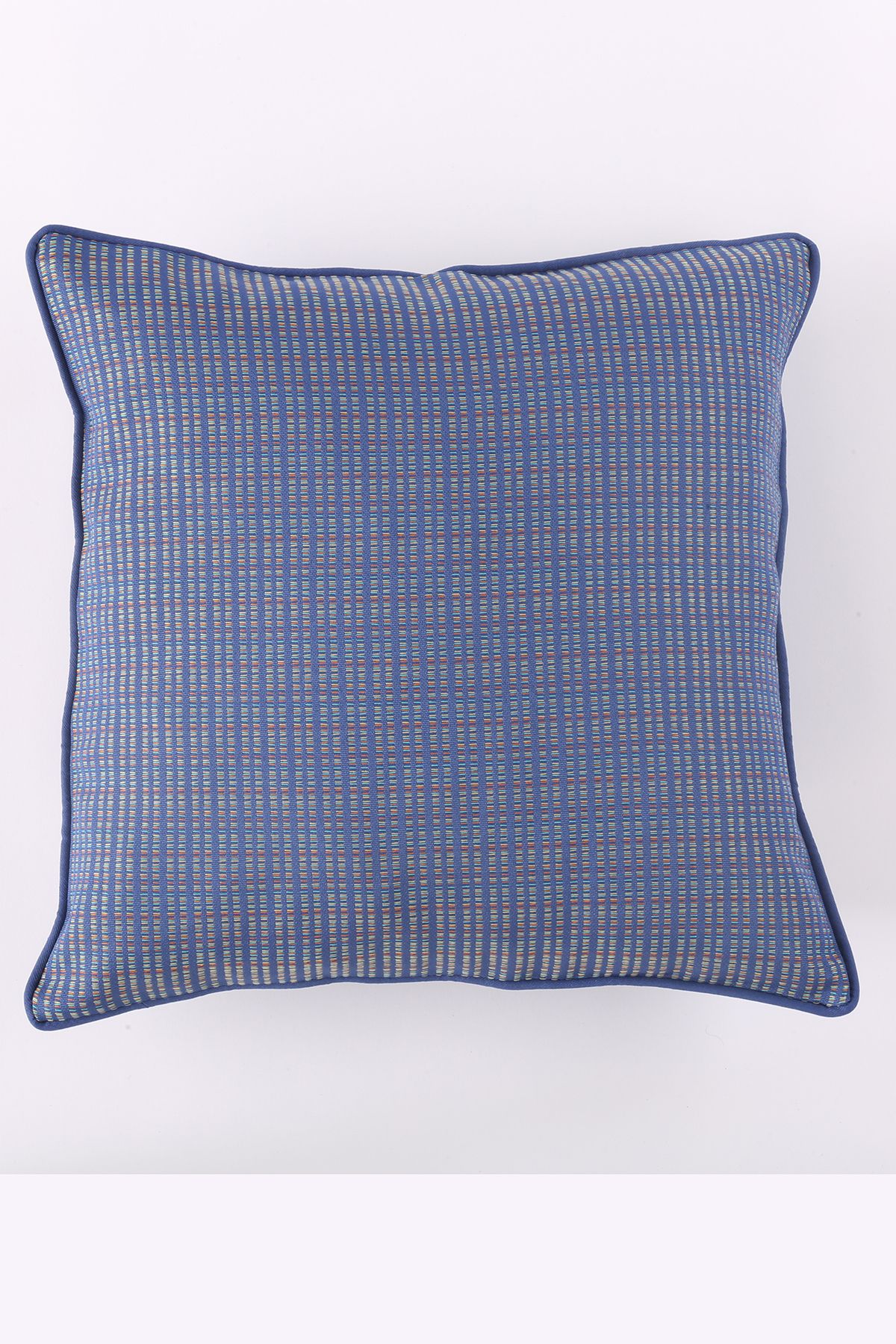 PS FABRIC Mavi Outdoor Kırlent Kılıfı – 40x40 cm Su İtici, Solmaz Kumaş