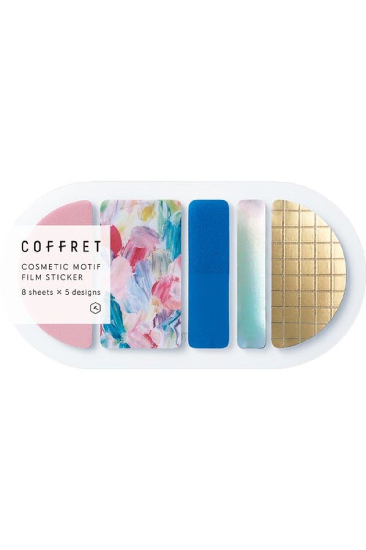 King Jim Coffret Film Sticker - Çıkartma Kozmetik Motif [COFR004] - Pembe Şamandıra