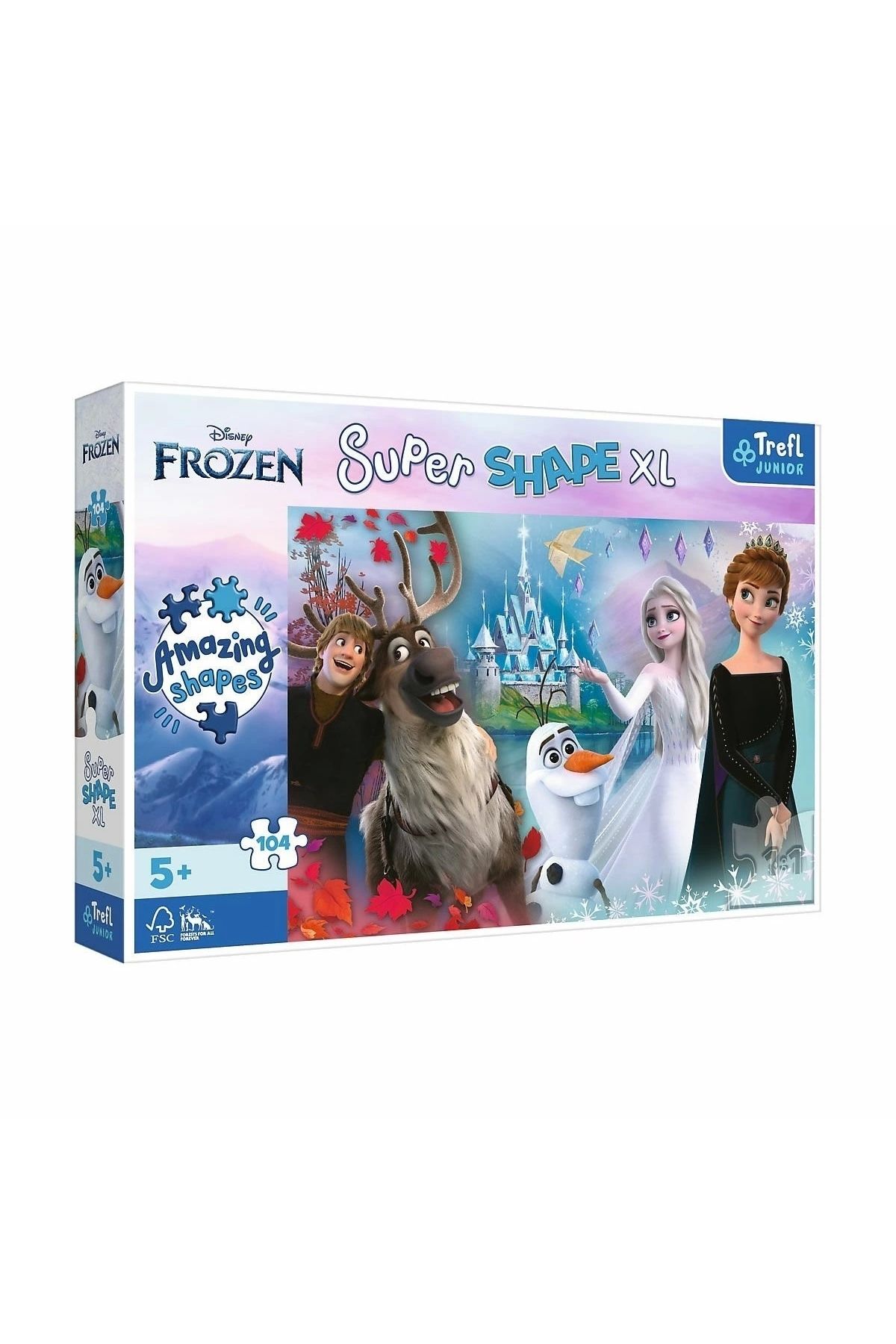 CRONDER Puzzle-50017 Frozen 104 Parça Xl Çocuk Puzzle