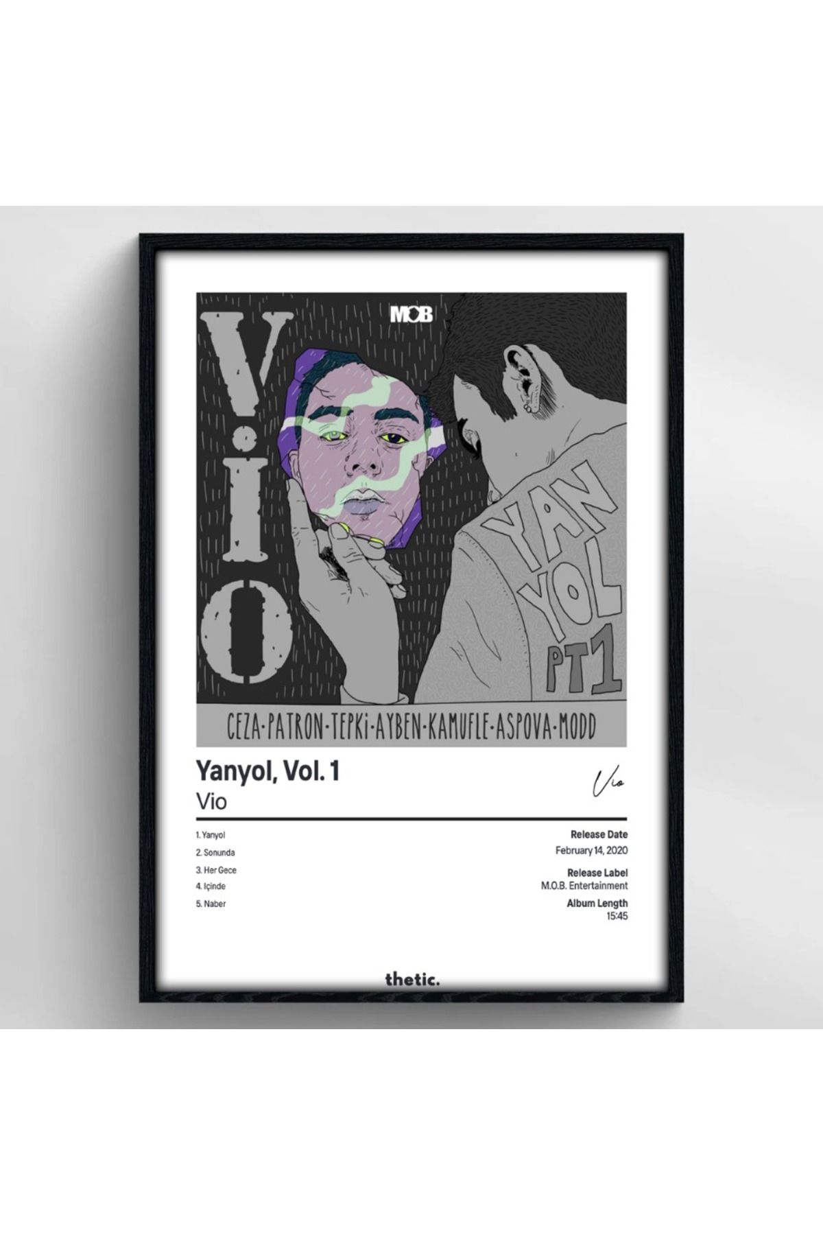 Thetic Vio - YANYOL VOL 1 Albüm Koleksiyonu
