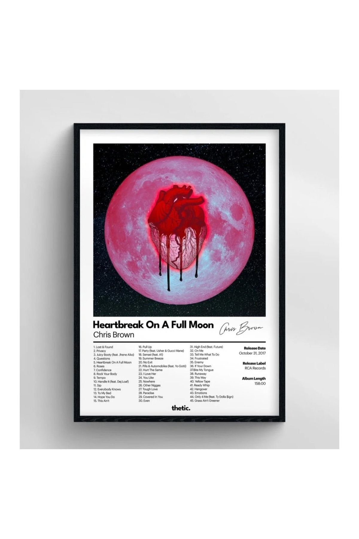 Thetic Chris Brown - HEARTBREAK ON A FULL MOON Albüm Koleksiyonu
