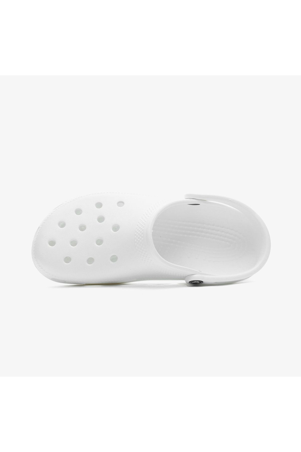 Crocs-Classic 10001-100 Unisex White Sandals & Slippers 4