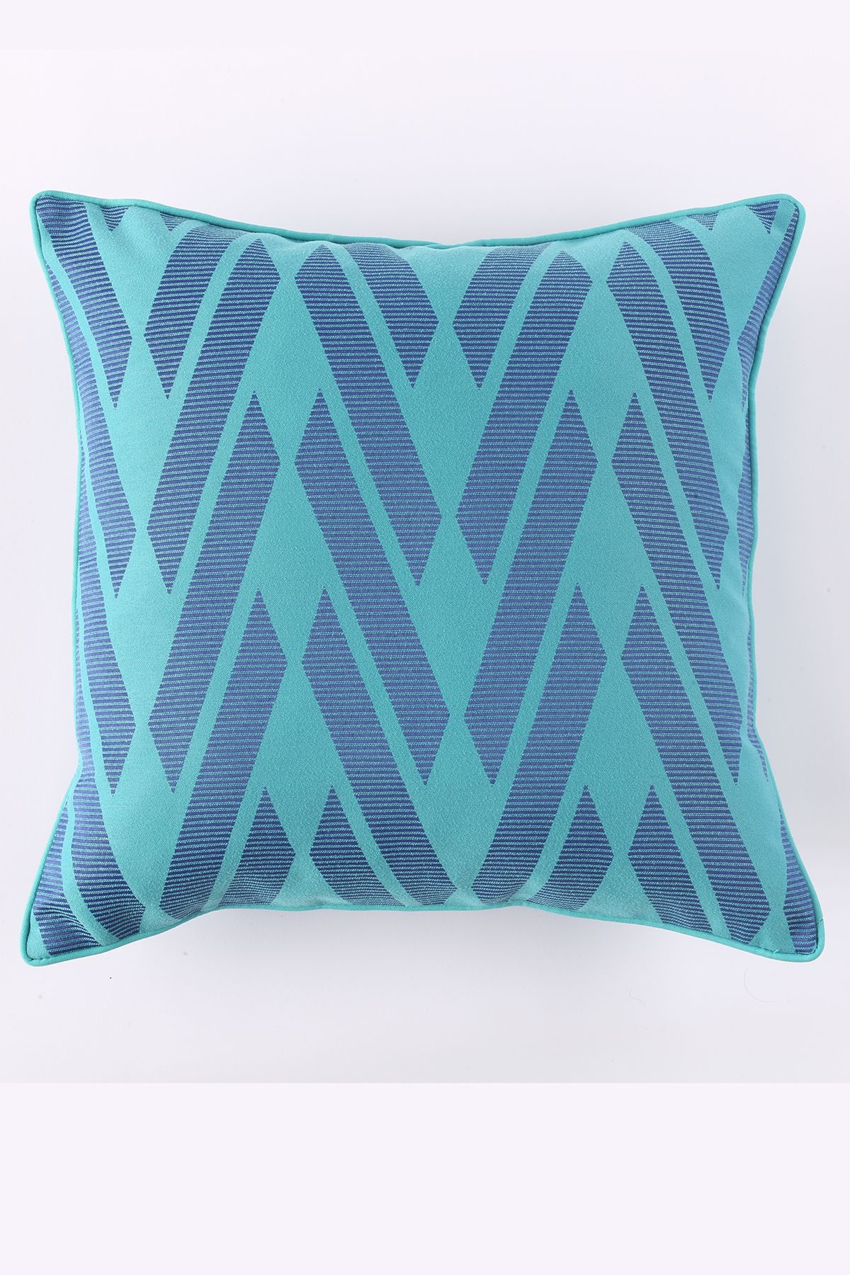 PS FABRIC Mavi Outdoor Kırlent Kılıfı – 45x45 cm Su İtici, Solmaz Kumaş