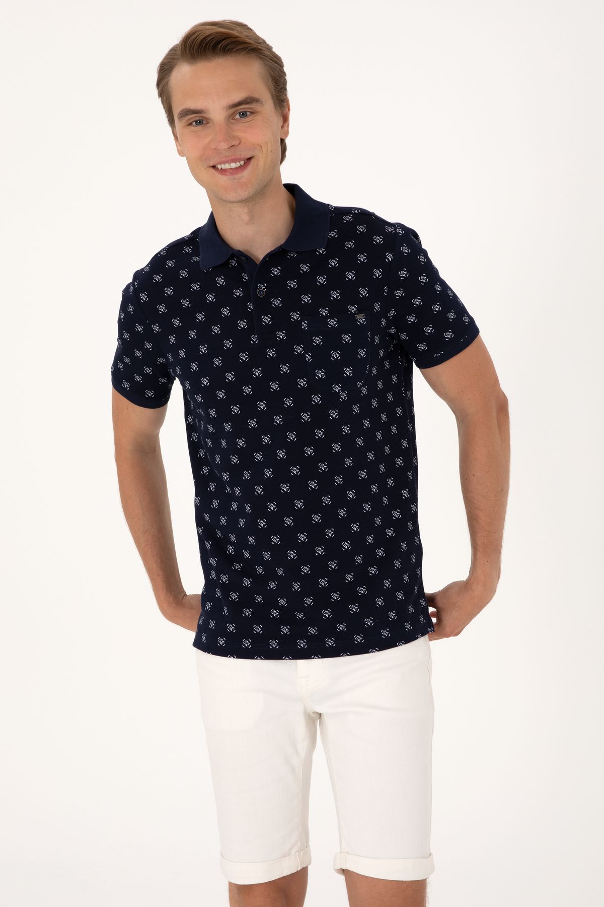 U.S. Polo Assn. Erkek Lacivert Tişört 50300379-VR033