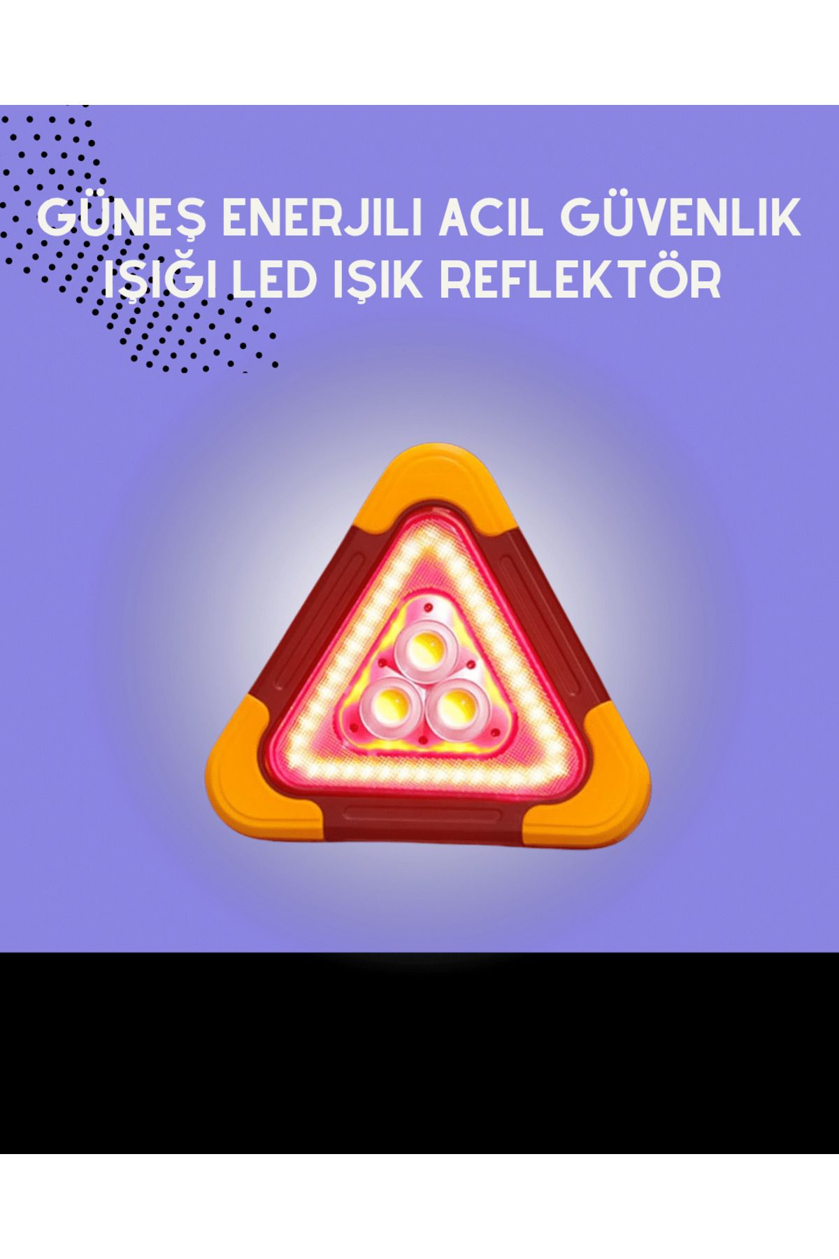 teknodayım USB Şarjlı Çok Modlu Acil Durum Feneri
