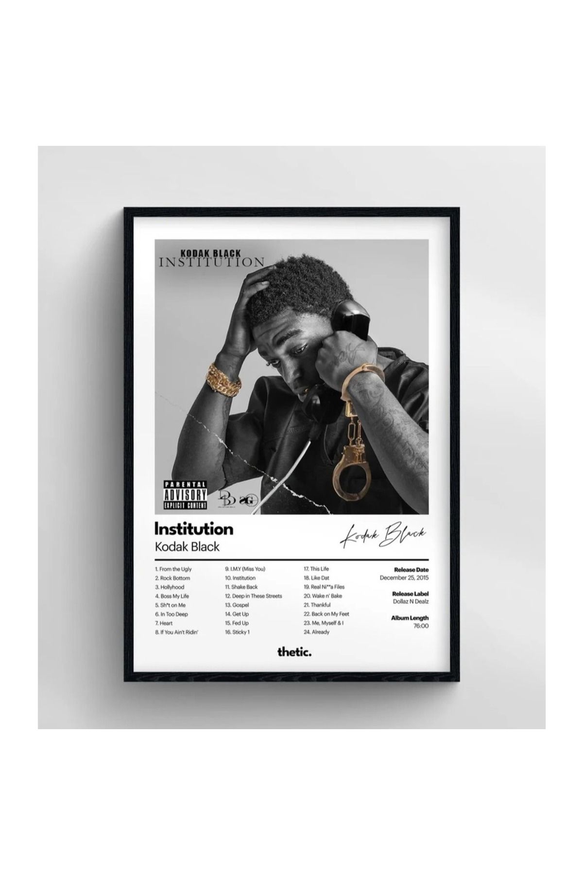 Thetic Kodak Black - INSTITUTION Albüm Koleksiyonu