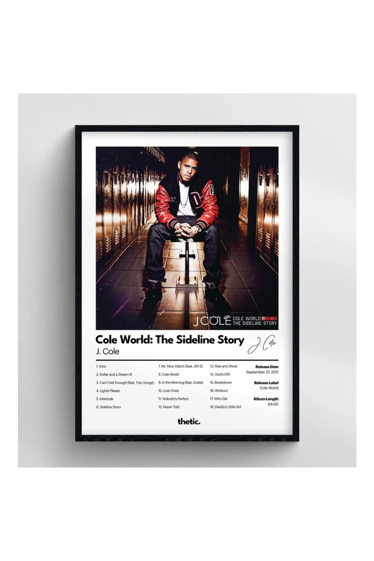 Thetic J.Cole - COLE WORLD Albüm Koleksiyonu