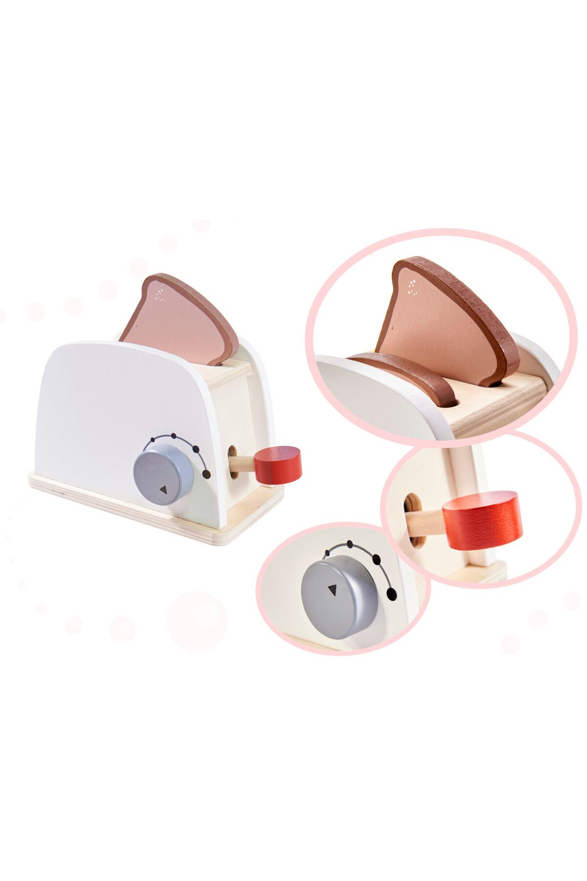 IMK-Toaster Toy Set With Accessories , For A Delicious And Hearty Breakfast 7