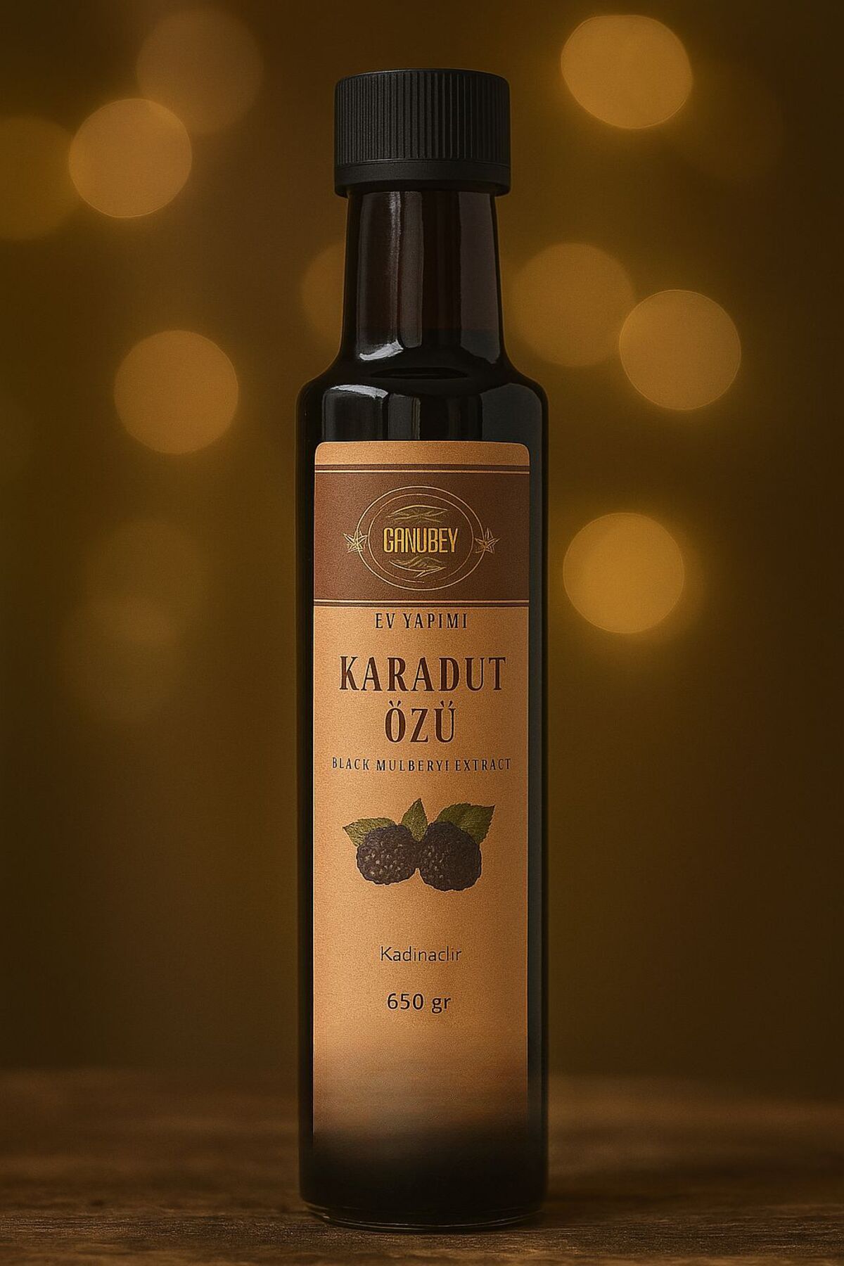 CANLIBEY Canlıbey Organik Karadut Özü 650 gr – %100 Doğal & Katkısız - Çocuklara Uygun