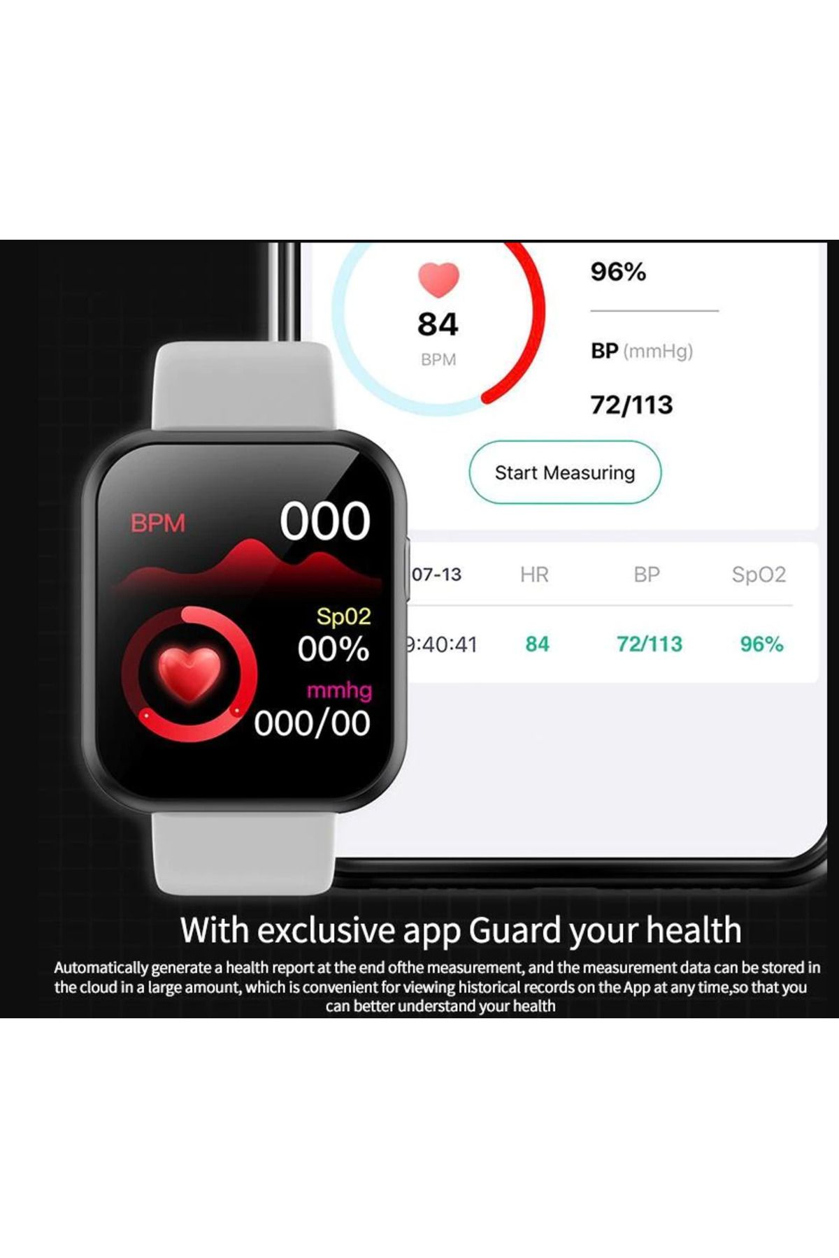 ideal STORE-SmartWatch X6 Plus idealstore, 1.54 inch Full Touch Screen, Bluetooth, Compatible with iOS and And 5