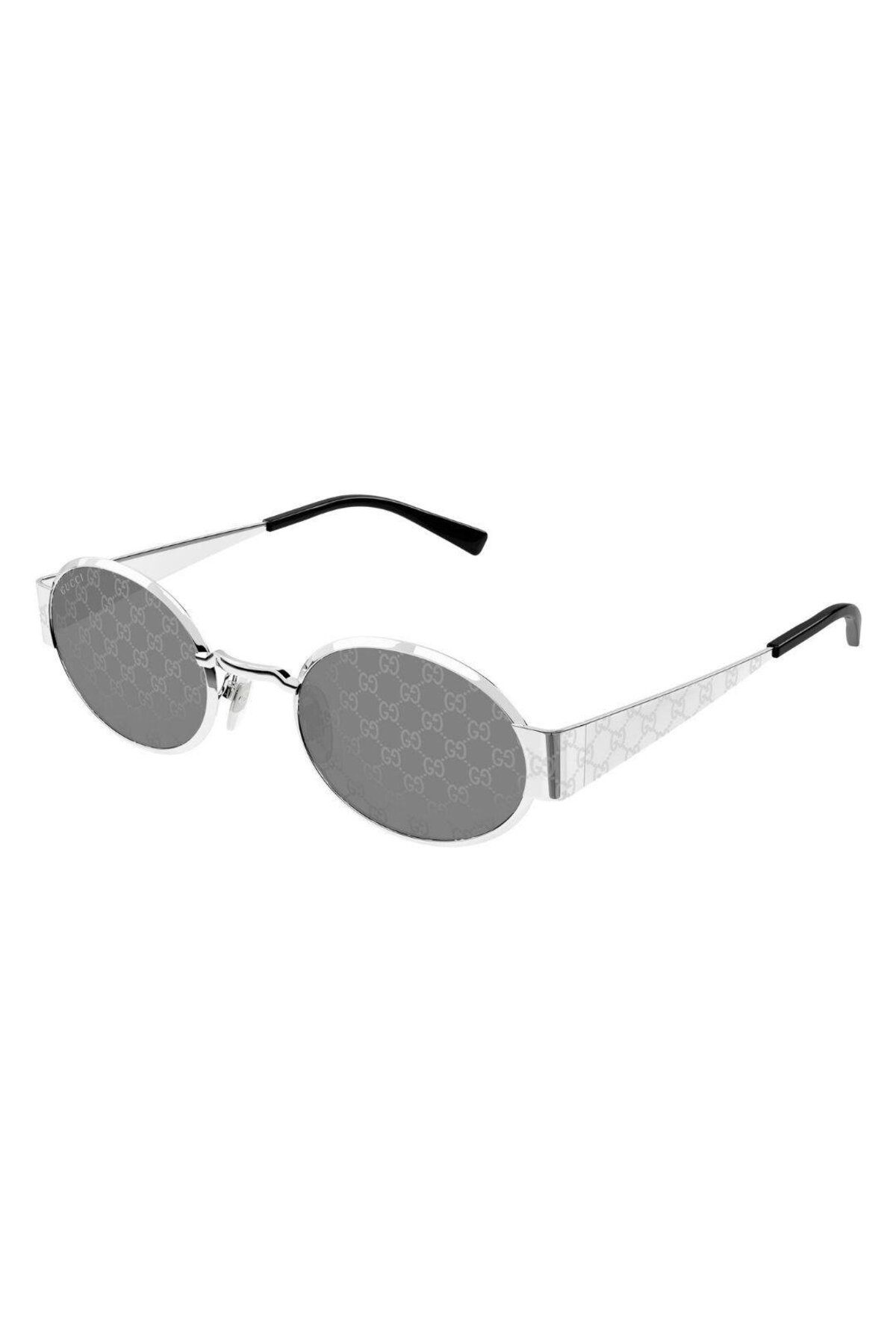 Gucci GG1854S 002 51-23 Kadın Güneş Gözlüğü – Oval Çerçeve, Füme Lens, UV400 Koruma