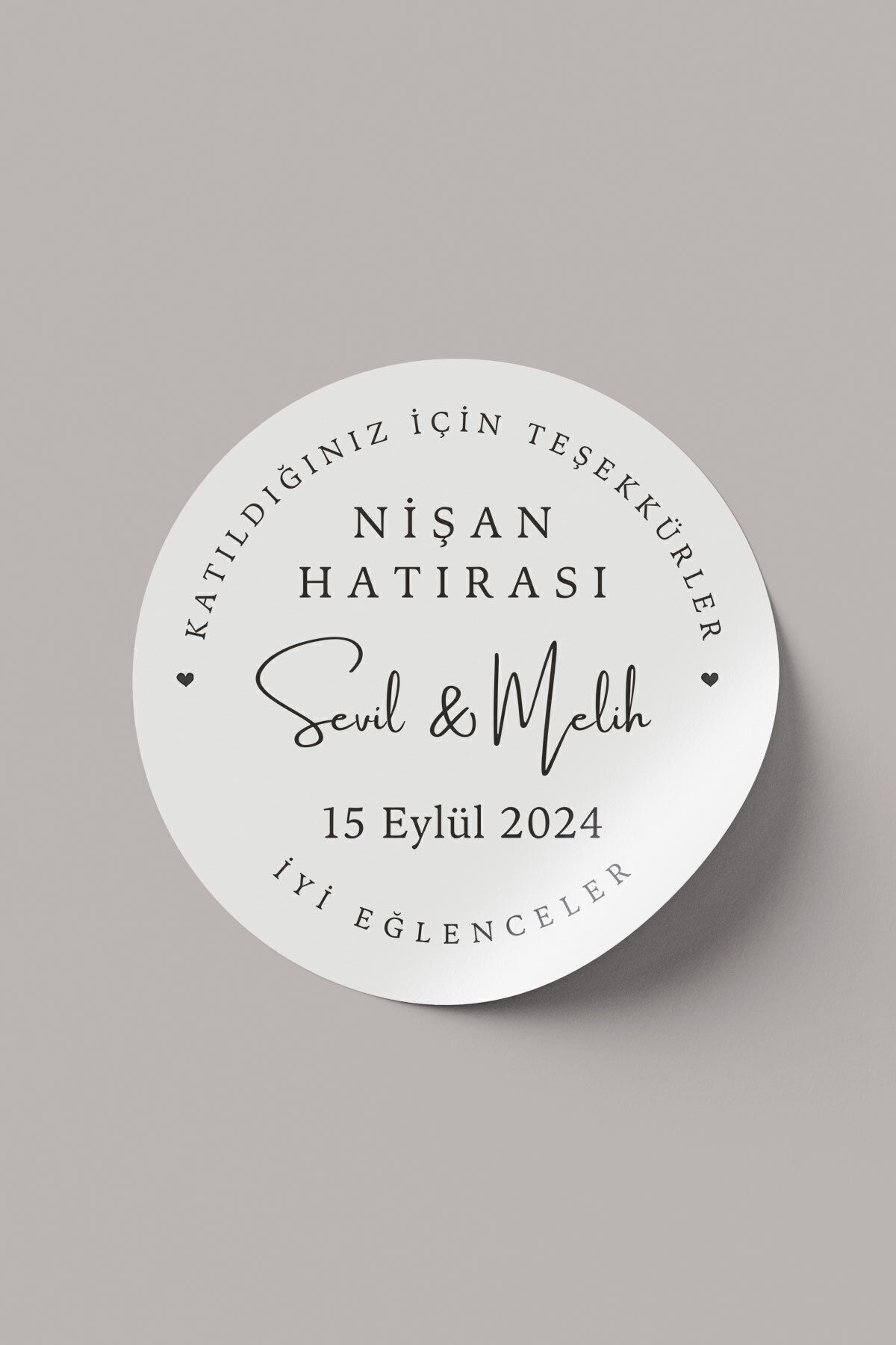 MS Major Selection Kişiye Özel El Yazısı Özel Gün Söz Kına Nişan Nikah Düğün Hatırası Etiket