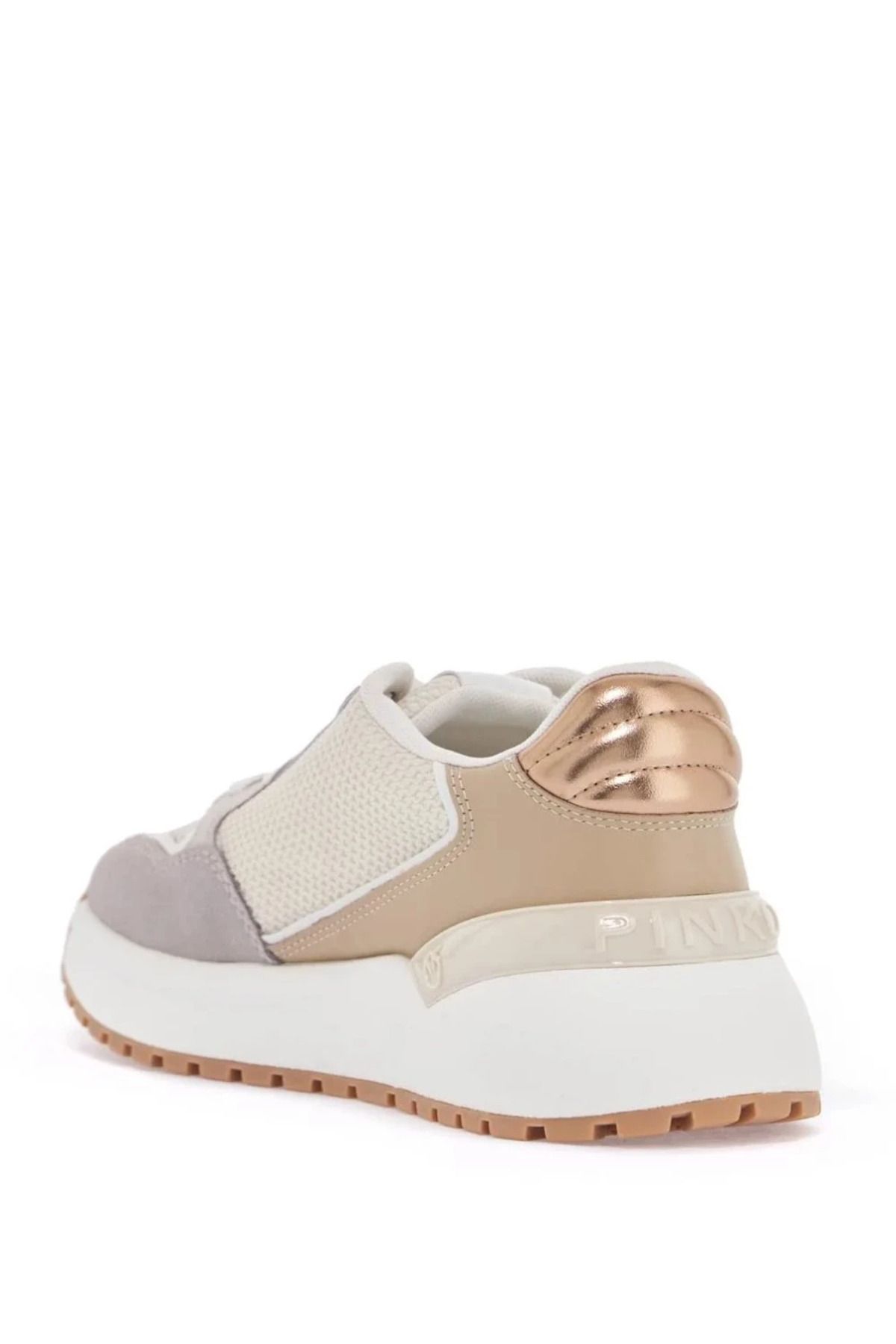 スニーカー PINKO Women Sneakers SS0023E013U4R Beige Pinko Zoe' Beige Low-Top Sneaker | ShopSimon