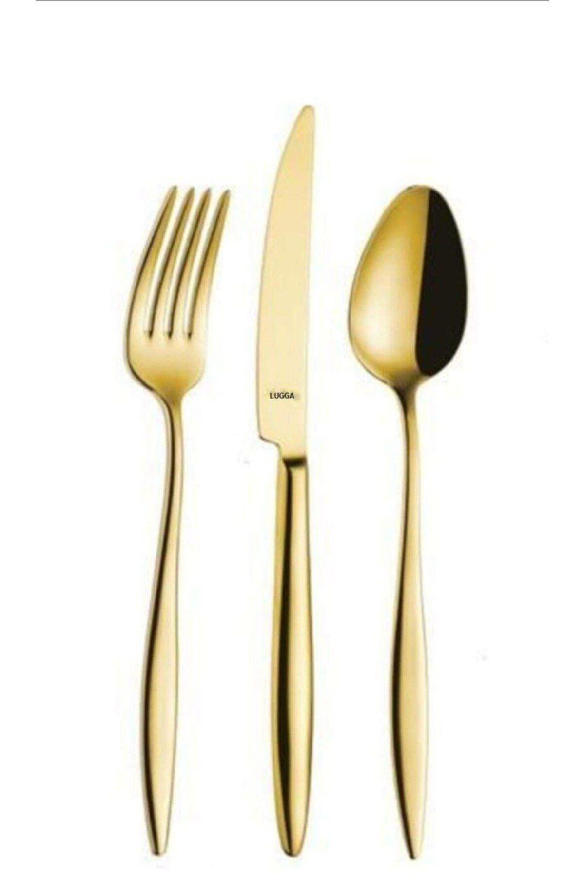 Lugga LGG CEYDA 60 PARÇA TİTANYUM GOLD ÇKB SETİ