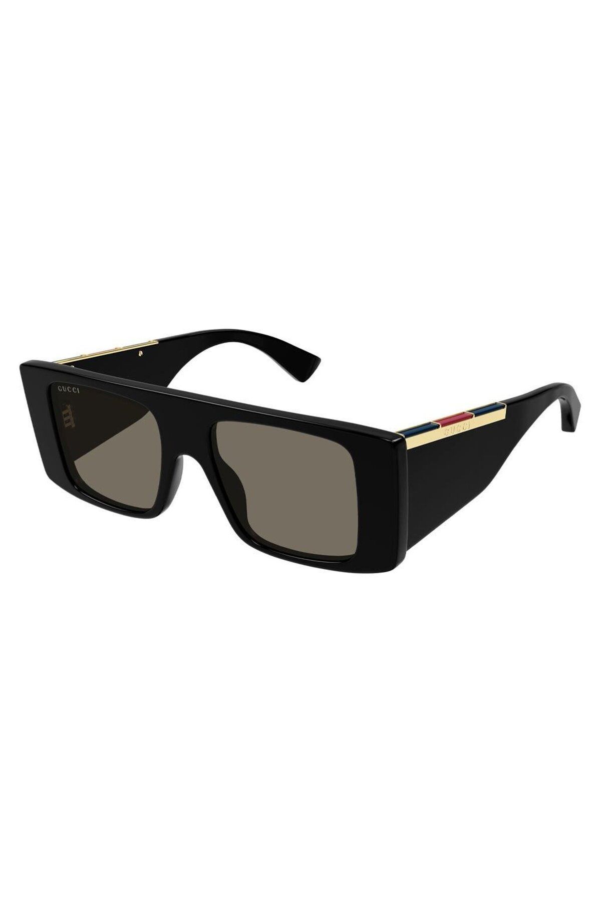 Gucci GG1888S 001 50-18 Kadın Güneş Gözlüğü – Dikdörtgen Çerçeve, Füme Lens, UV400 Koruma