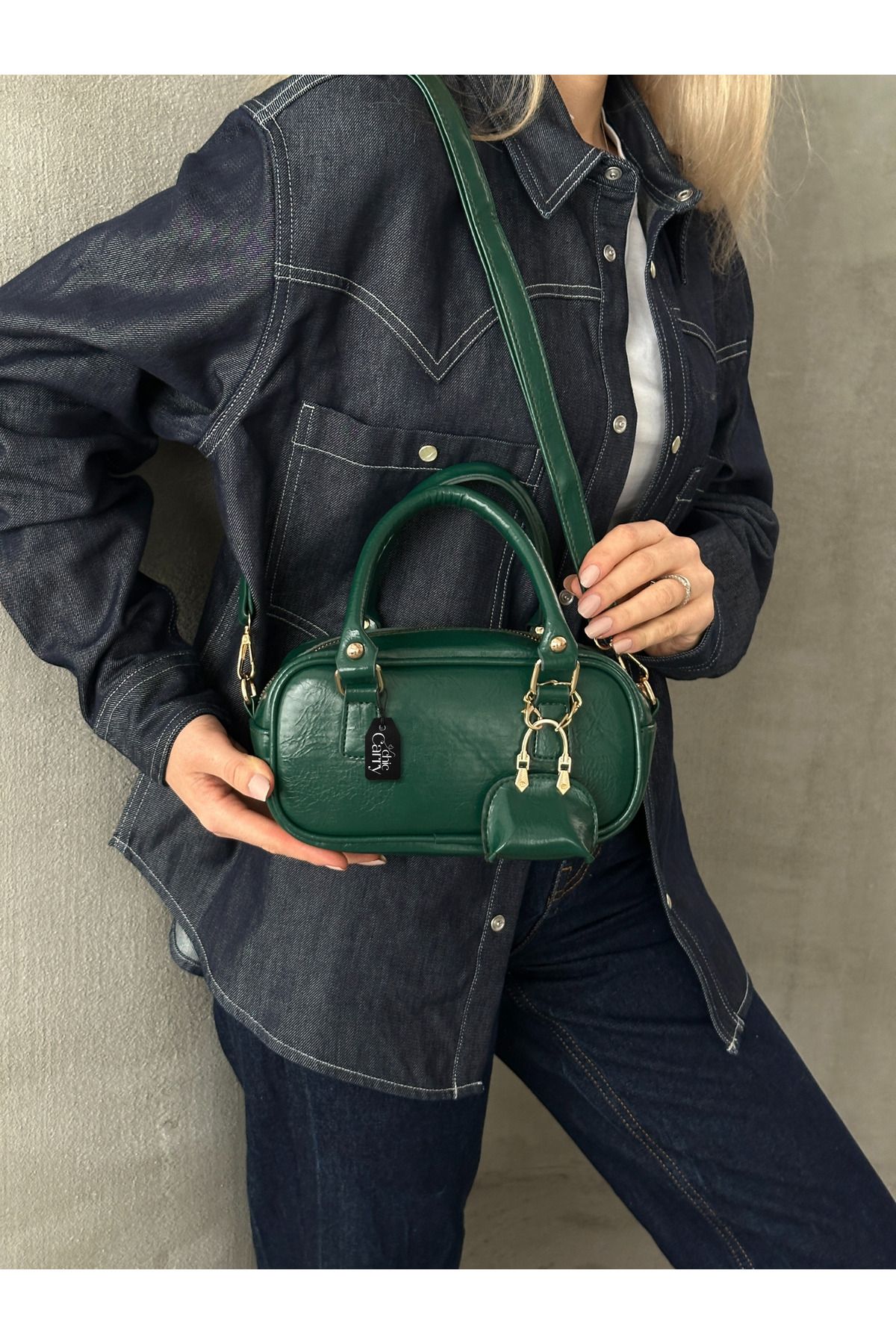 ChicCarry Tonnie Model Charm Hediyeli Kadın El Ve Omuz Çantası