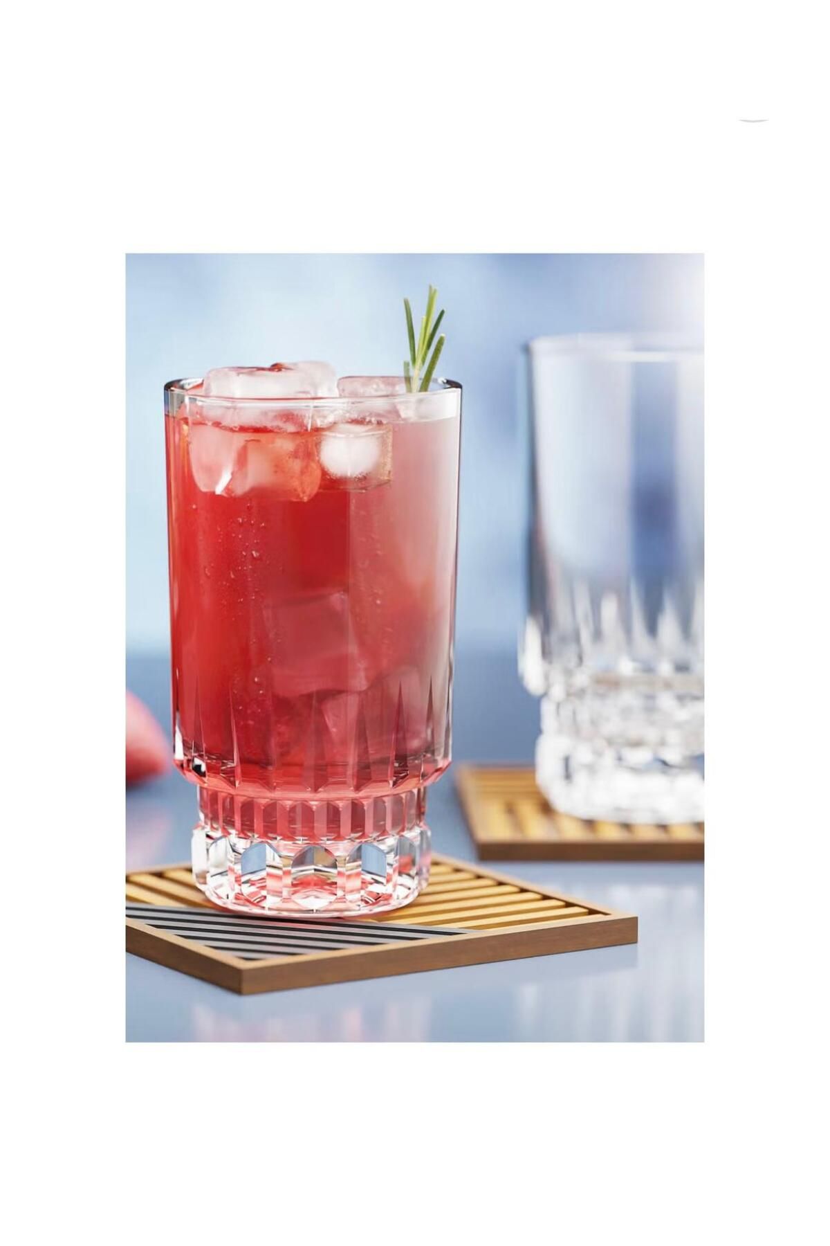 YzHome 6 Lı Kristal Cam Kahve Yanı Su Bardağı Bardak Kupa 160ml