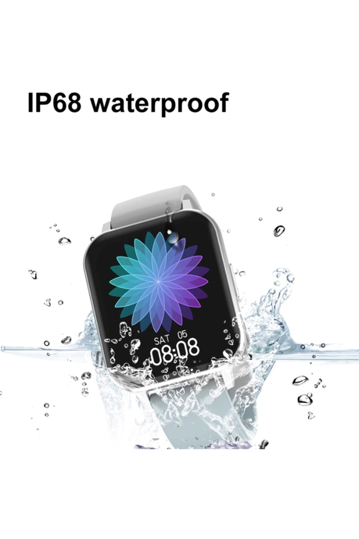 ideal STORE-Ceas SmartWatch DT MAX idealSTORE,Ecran tactil, Notificari, Monitorizeaza ritmul cardiac, ECG, tensi 4