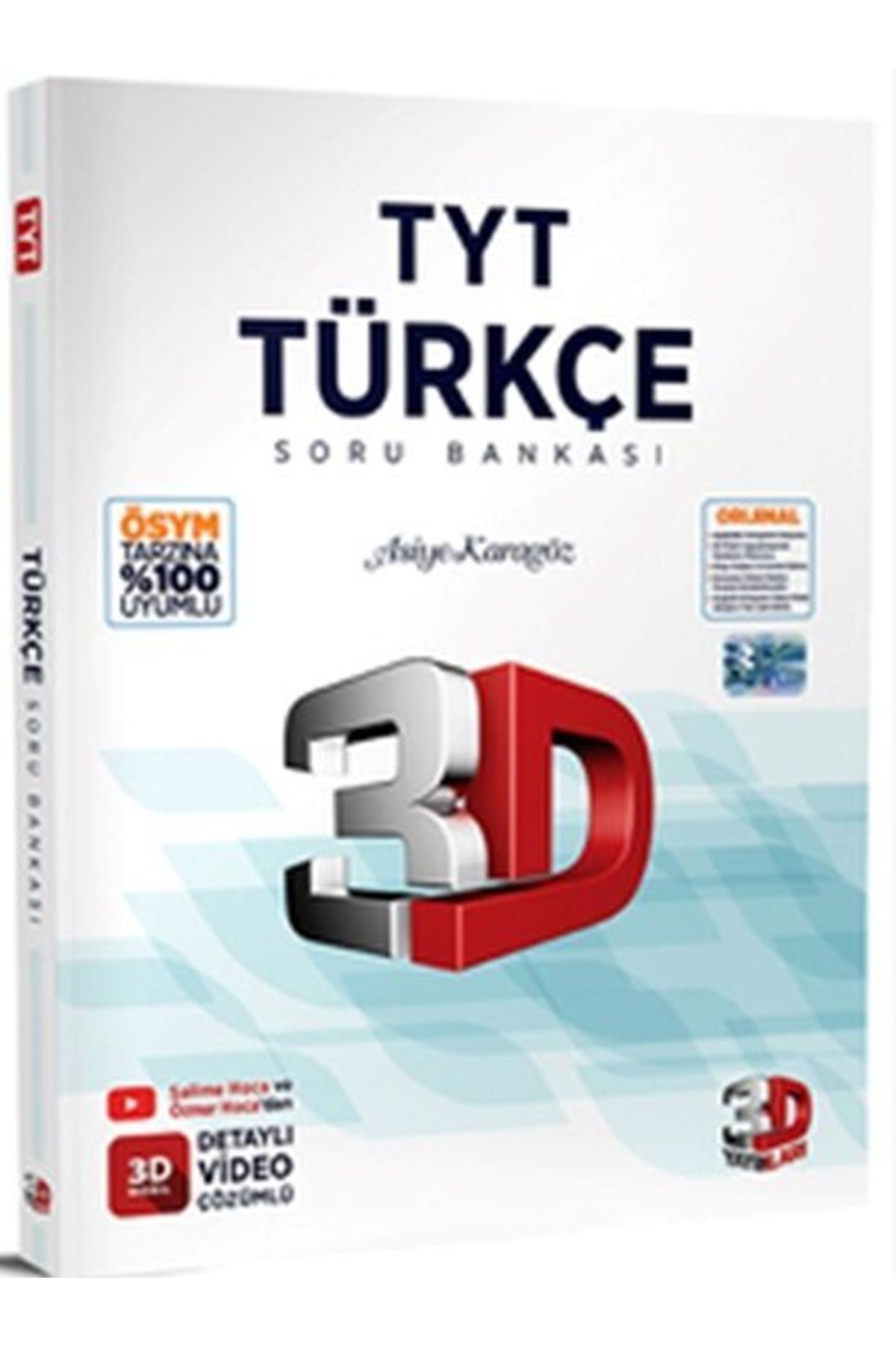 3D Yayınları 3D TYT Türkçe Soru Bankası 2025 Basım