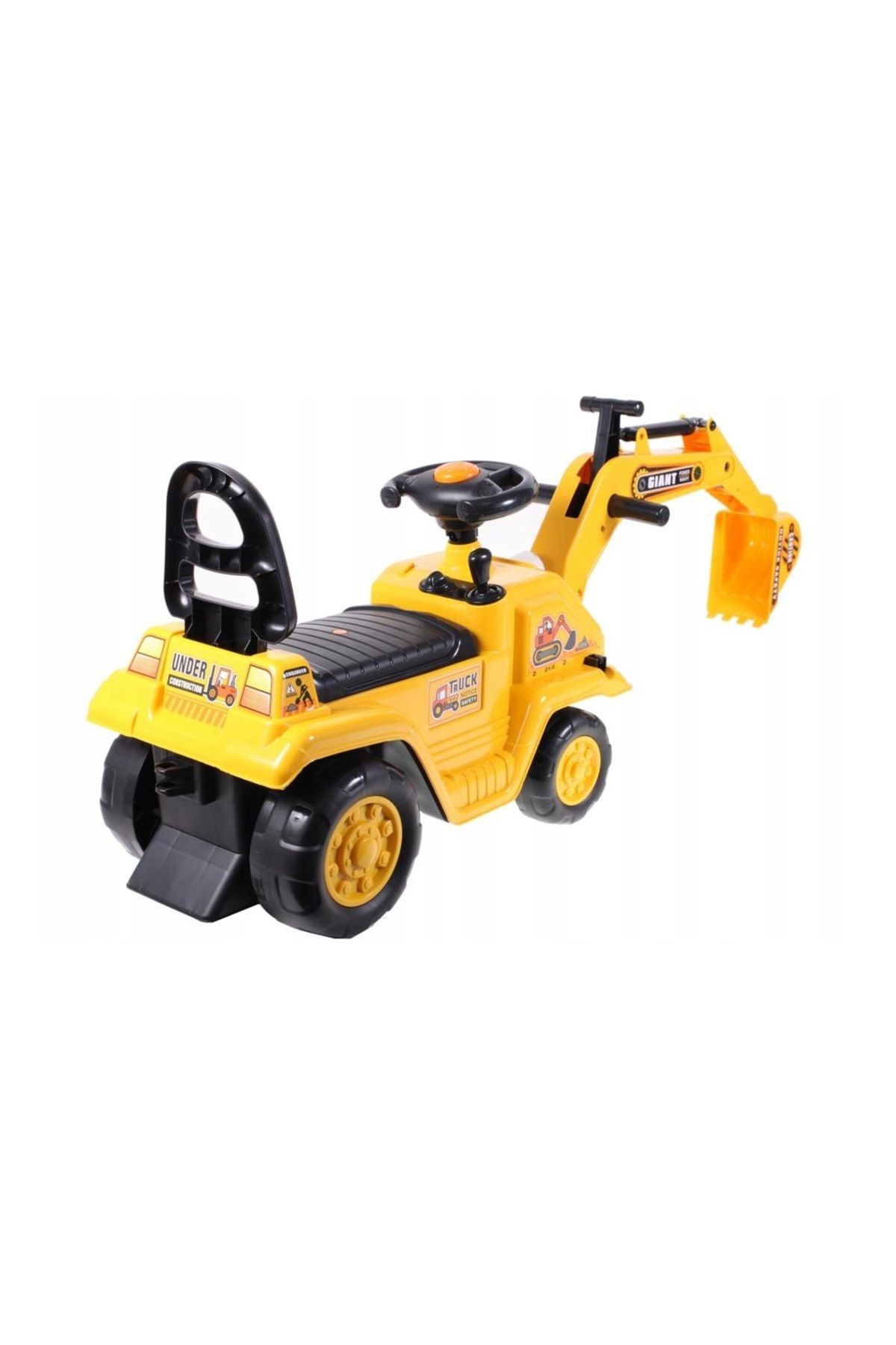 ideal STORE-Masinuta Interactiva 3 in 1 idealSTORE FIRE CONSTRUCT, Echipata cu functie de Excavator si Olita, Ac 5