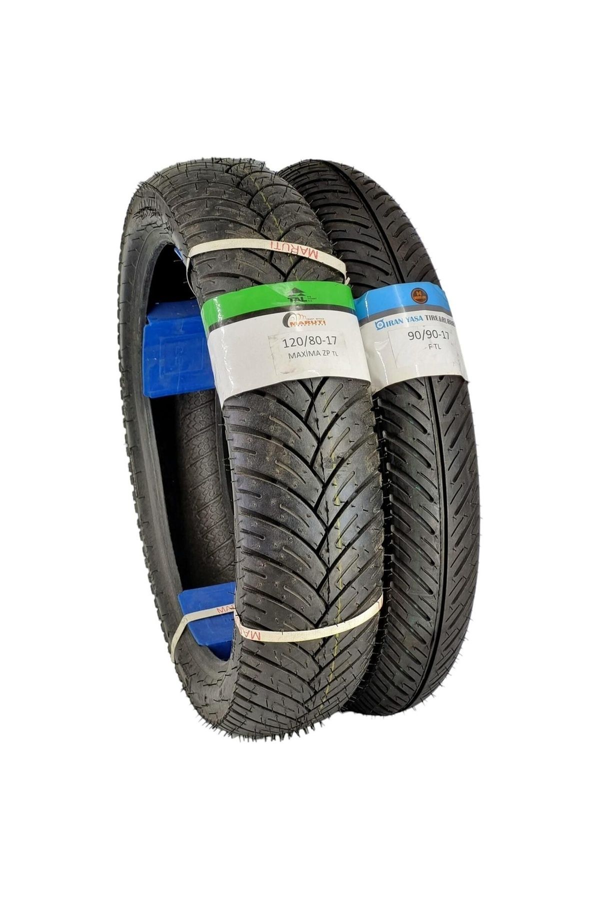 IRAN YASA TIRE&RUBBER BAJAJ PULSAR NS125, 120/80-17 TL ve 90/90-17 TL Dubleks Lastik Set