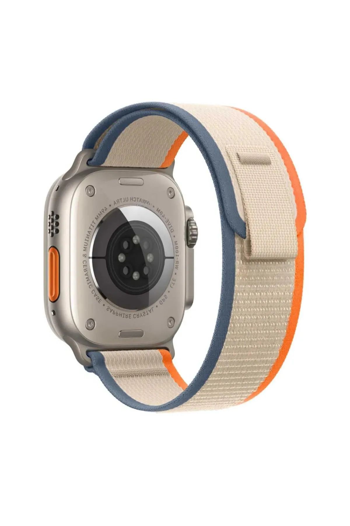 nexnova Apple Watch Uyumlu Seri 1/2/3/4/5/6/se/7/8/9 Ultra/ultra2 42/44/45/49mm - S10(46MM) Kordon Trail 42