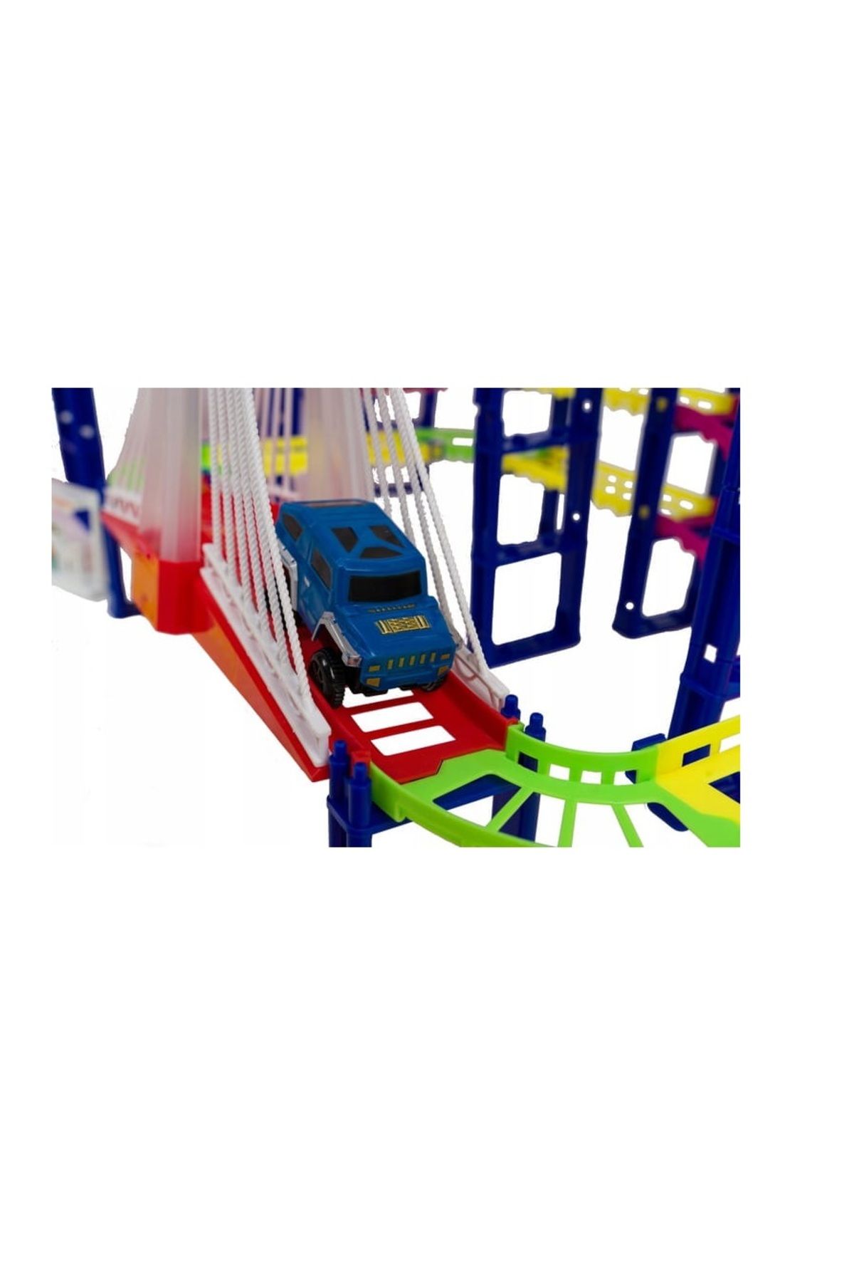ideal STORE-Set pista cu 2 masinute URBAN RAIL idealSTORE, Dimensiuni 30,5 x 87 x 43 cm, Include 193 de elemente 5