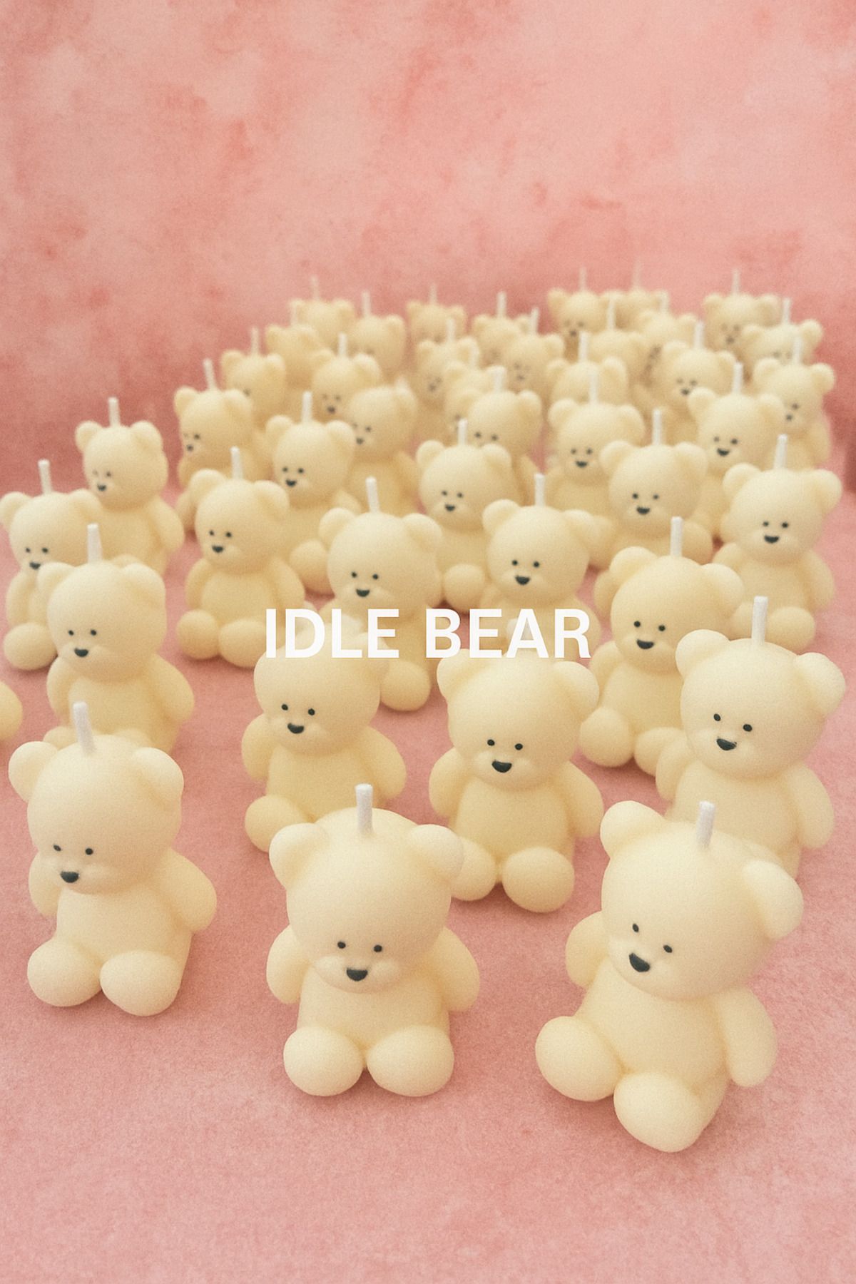 IDLE BEAR 10 Adet Ayıcık Mum Kına, Söz, Nişan, Nikah, Düğün, Bebek, Babyshower, Doğum Günü Hediyelik