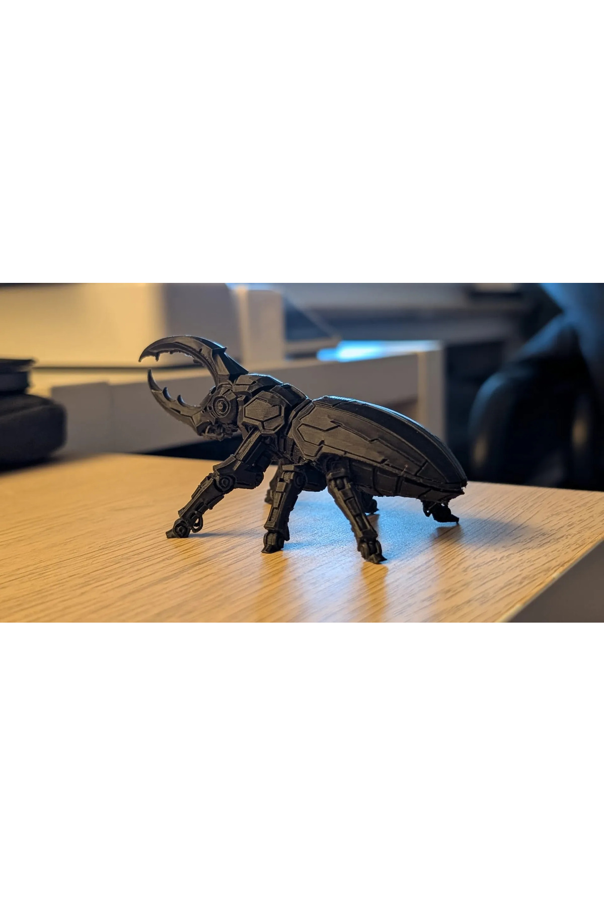 Legendary Robotic Hercules Hercules Beetle 10 cm – Personalized Named, Realistic Collectible Figure