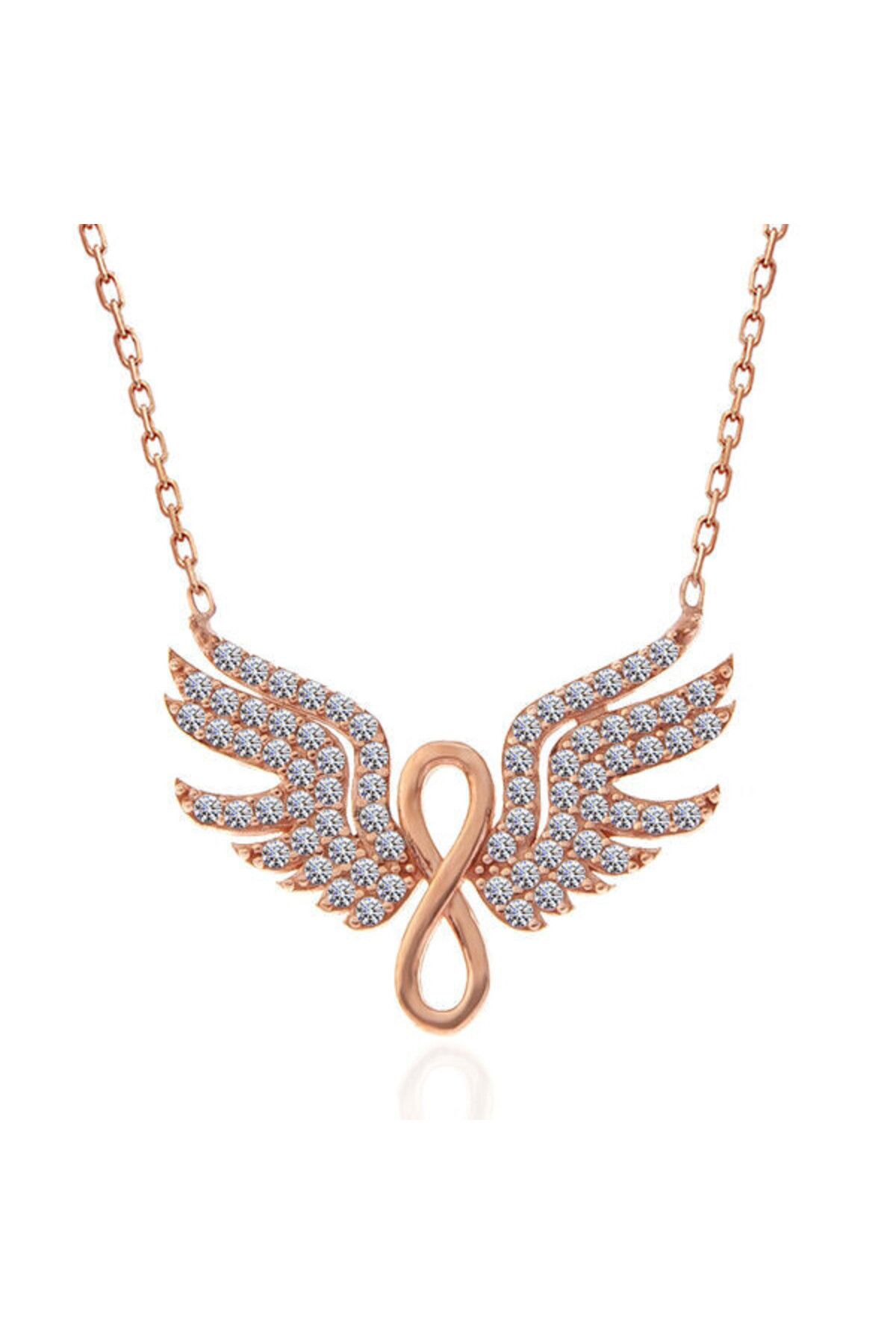 shop Rose melek Sonsuzluk 925 Ayar Gümüş Kolye